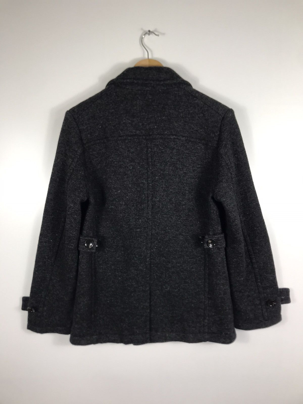 Comme Ca Ism 🔥Comme Ca Men Wool Double Breast Peacoat Size US S / EU 44-46 / 1 - 12 Thumbnail