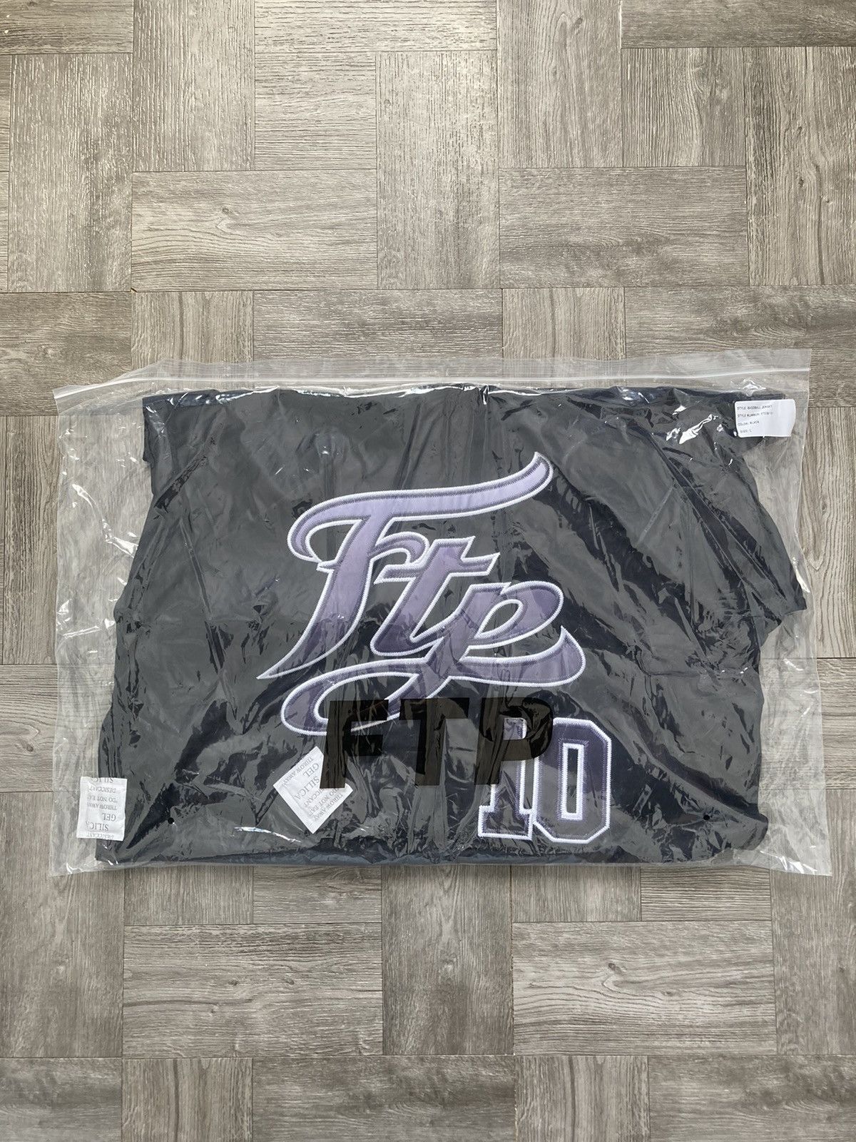 Fuck The Population FTP Script Pullover Baseball Jersey Size US M / EU 48-50 / 2 - 10 Thumbnail