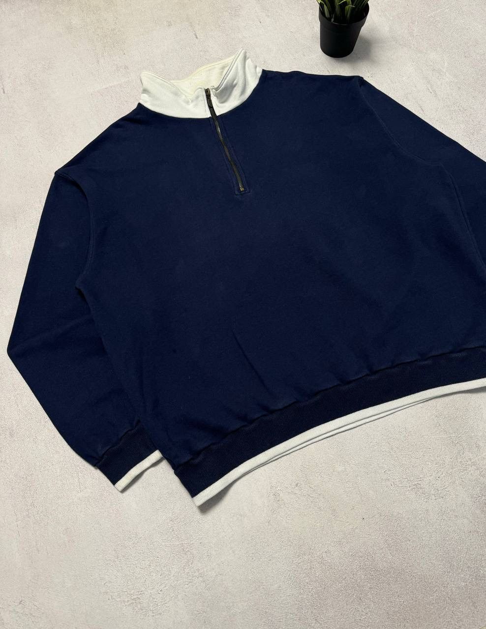 Nike × Vintage Vintage Nike Sweatshirt Crewneck Baggy Zip 1/3 Golf Y2K 90s Size US XL / EU 56 / 4 - 2 Thumbnail