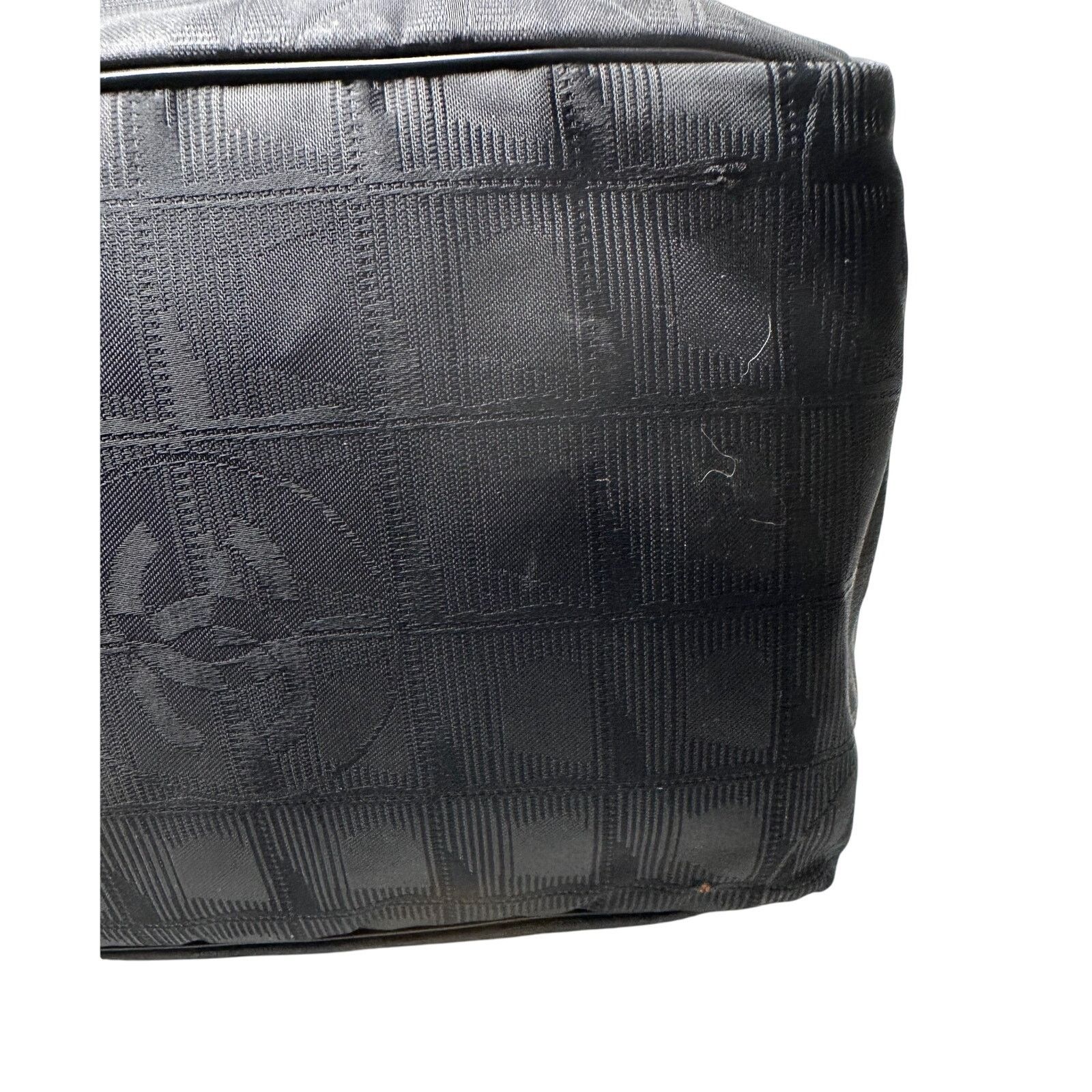 Chanel CHANEL Black Nylon Travel Line Tote Bag Size ONE SIZE - 10 Thumbnail