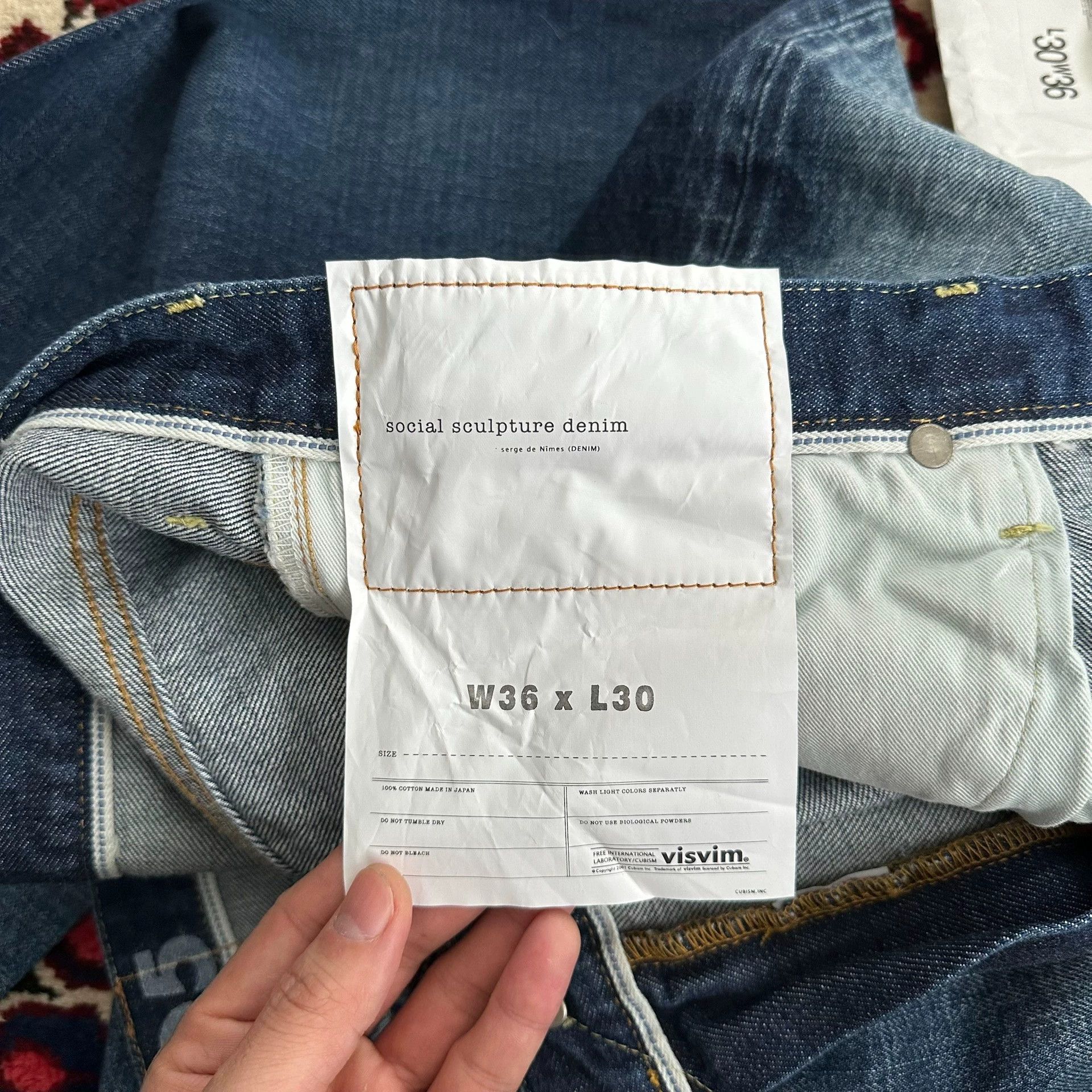 Visvim visvim 21ss aw 18D5 washed denim w36l30 Size US 36 / EU 52 - 8 Thumbnail