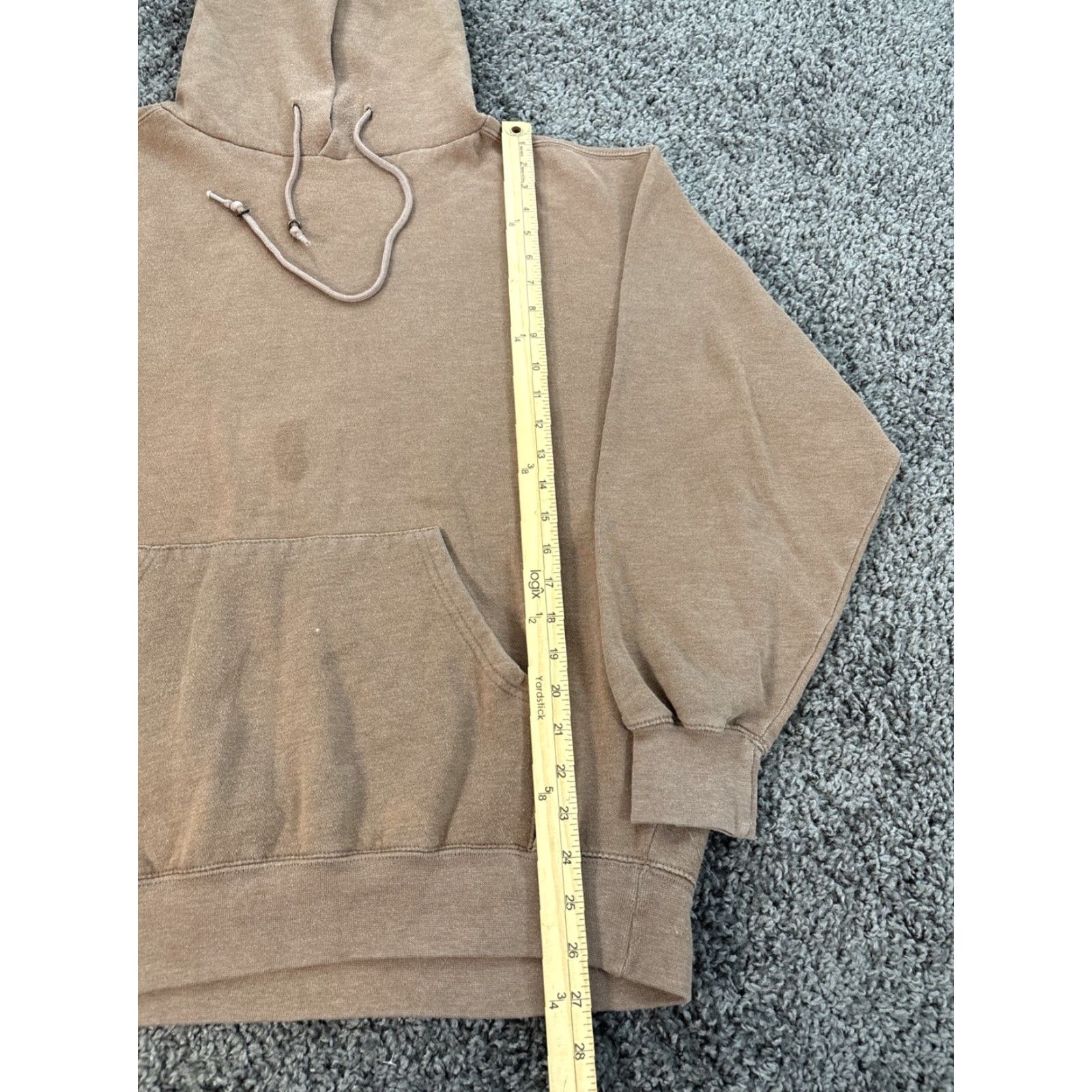 Jansport VINTAGE Jansport Hoodie Mens Large Pullover Brown Distressed Relaxed 90s Size US L / EU 52-54 / 3 - 2 Thumbnail