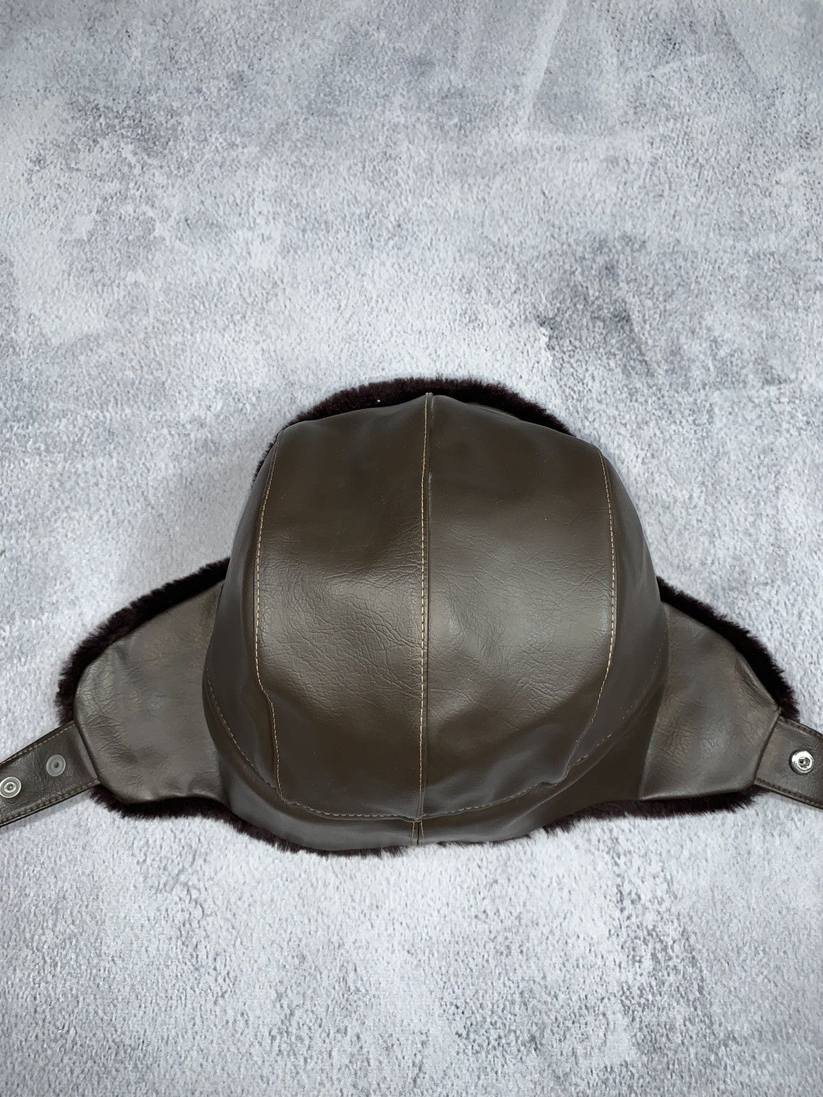 Japanese Brand × Vintage Vintage Y2K Ushanka Trapper Aviator faux fur hat streetwear Size ONE SIZE - 4 Thumbnail