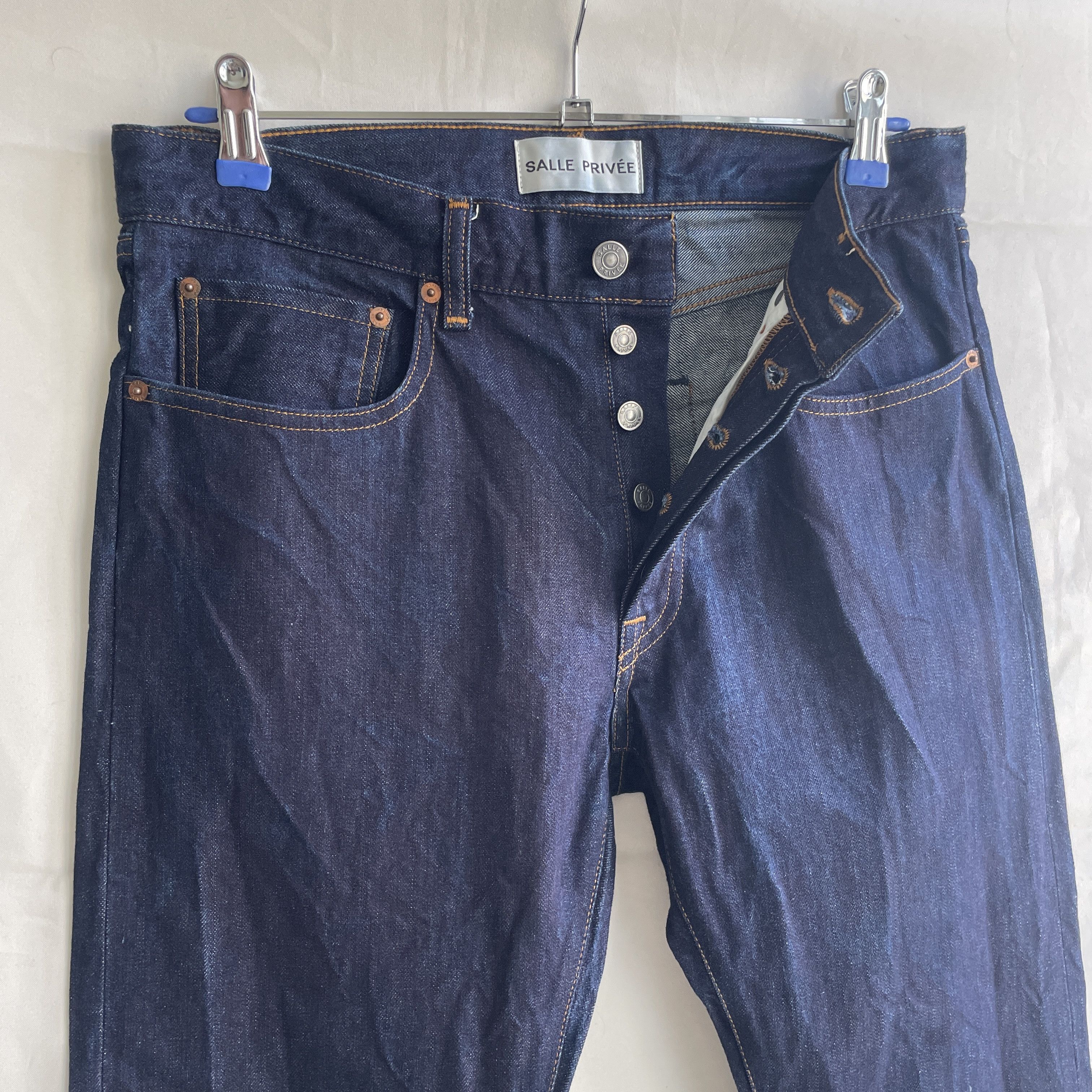 SALLE PRIVEE Salle Privee Lewitt Selvedge Made in Italy Slim Fit Denim Size US 31 - 5 Thumbnail