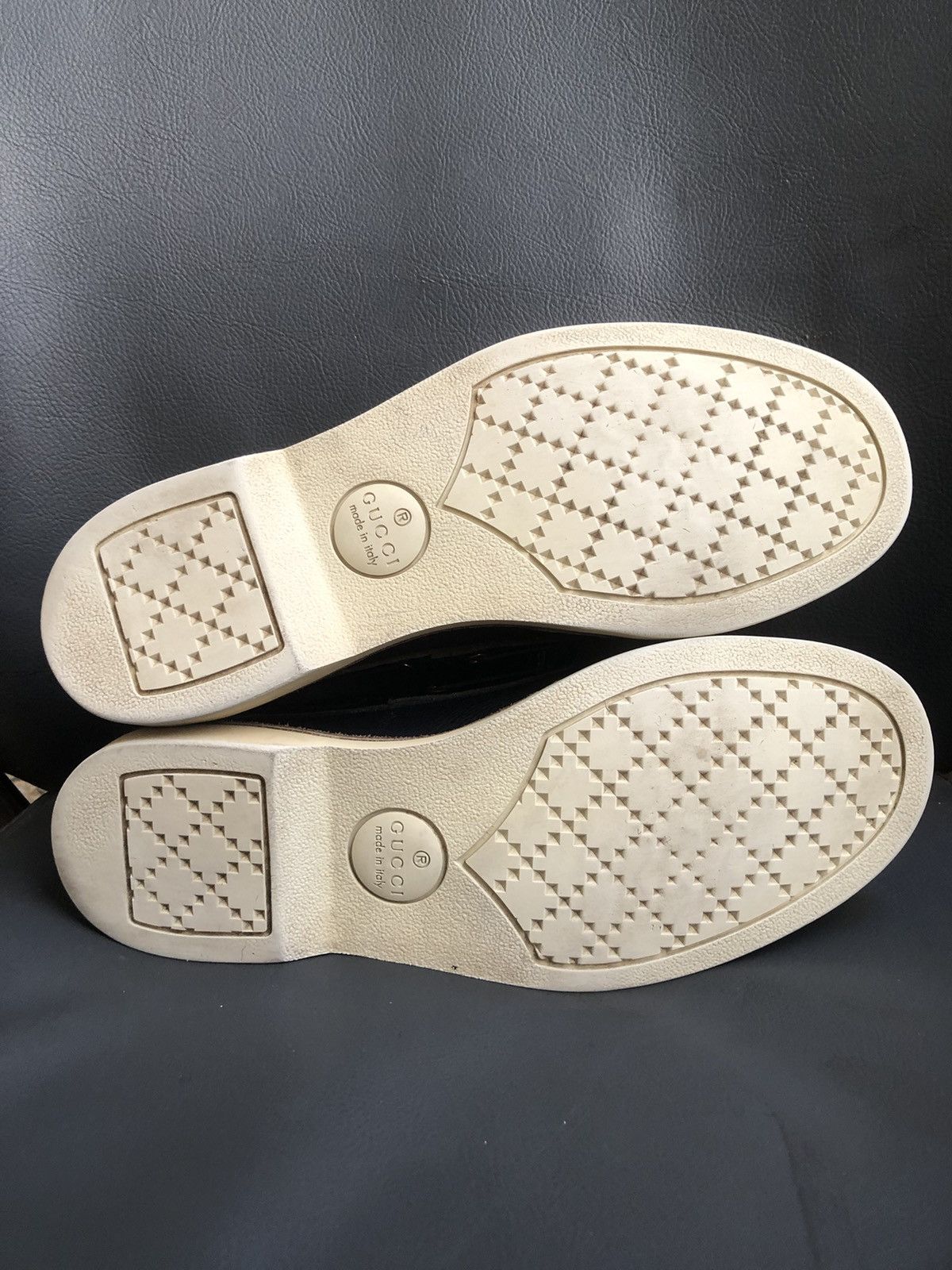 Gucci Gucci 473481 Blue Leather Men’s Boat shoes Sie 6.5 Size US 6.5 / EU 39-40 - 19 Thumbnail