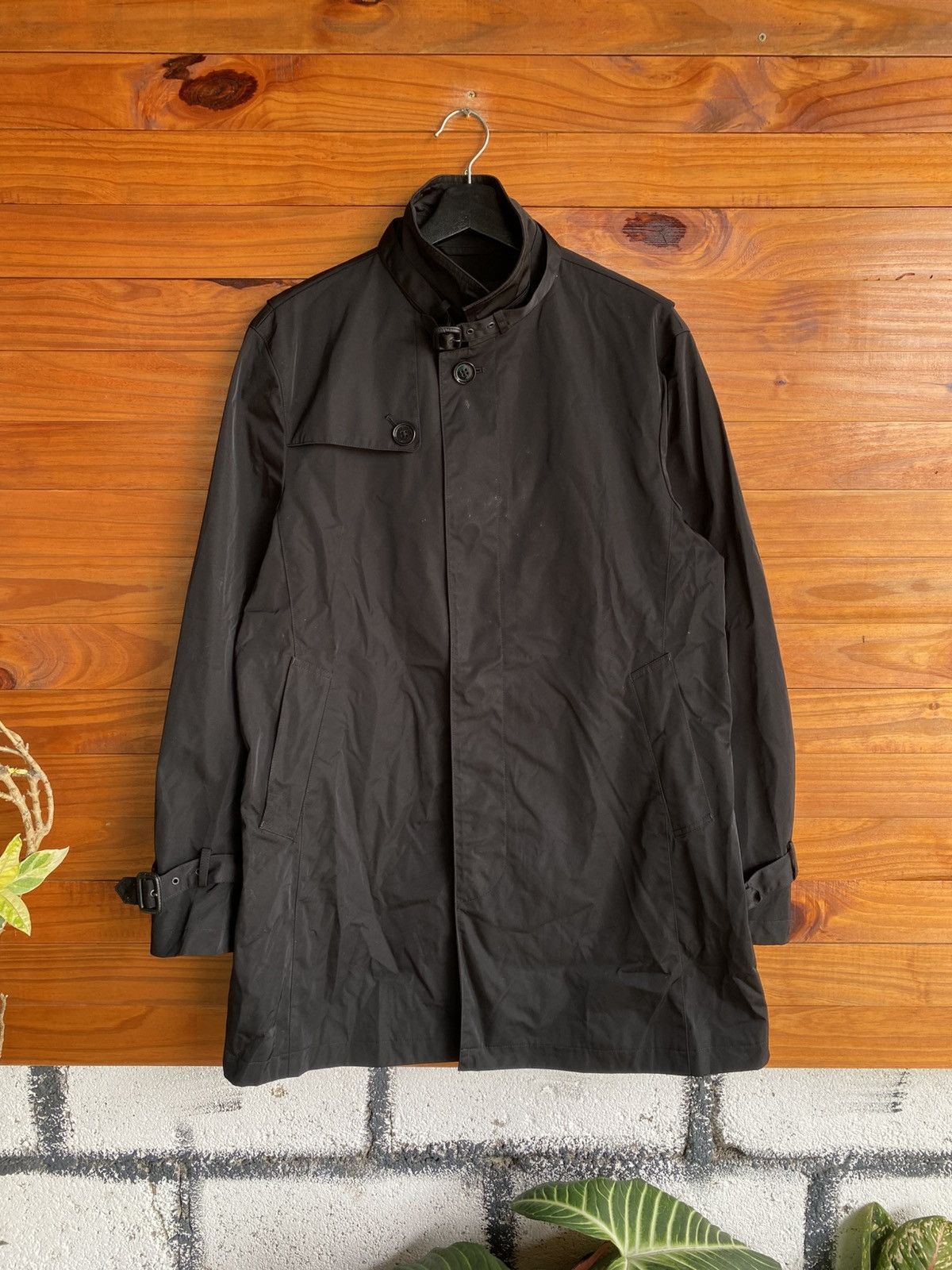 Barneys New York Barneys New York Black Japanese Made Luxury Outerwear Size US XL / EU 56 / 4 - 3 Thumbnail
