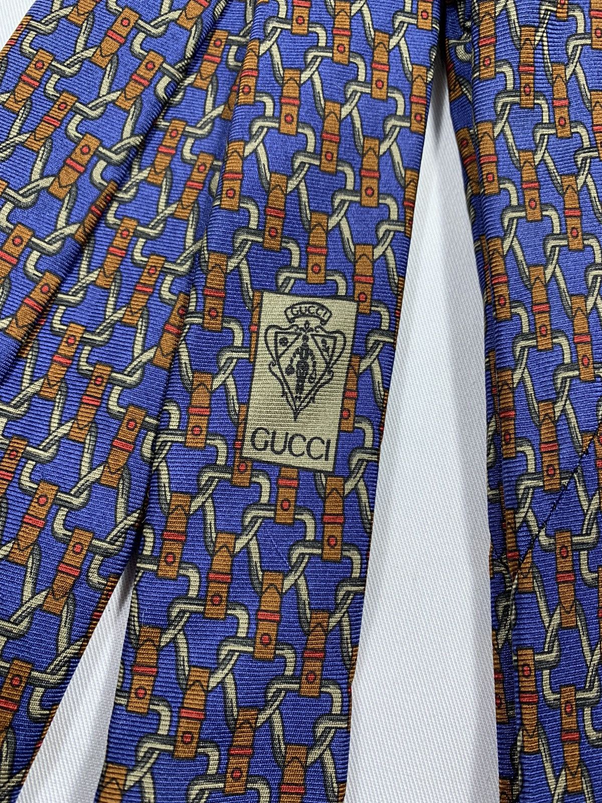 Gucci Gucci slik Monogram Tie Size ONE SIZE - 3 Thumbnail