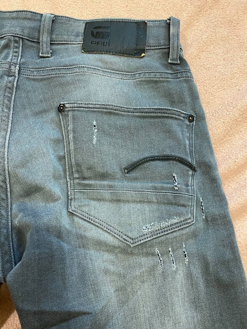 G-Star New G-Star Faded Grey Neblina Revend Skinny Jeans Size US 32 / EU 48 - 18 Thumbnail