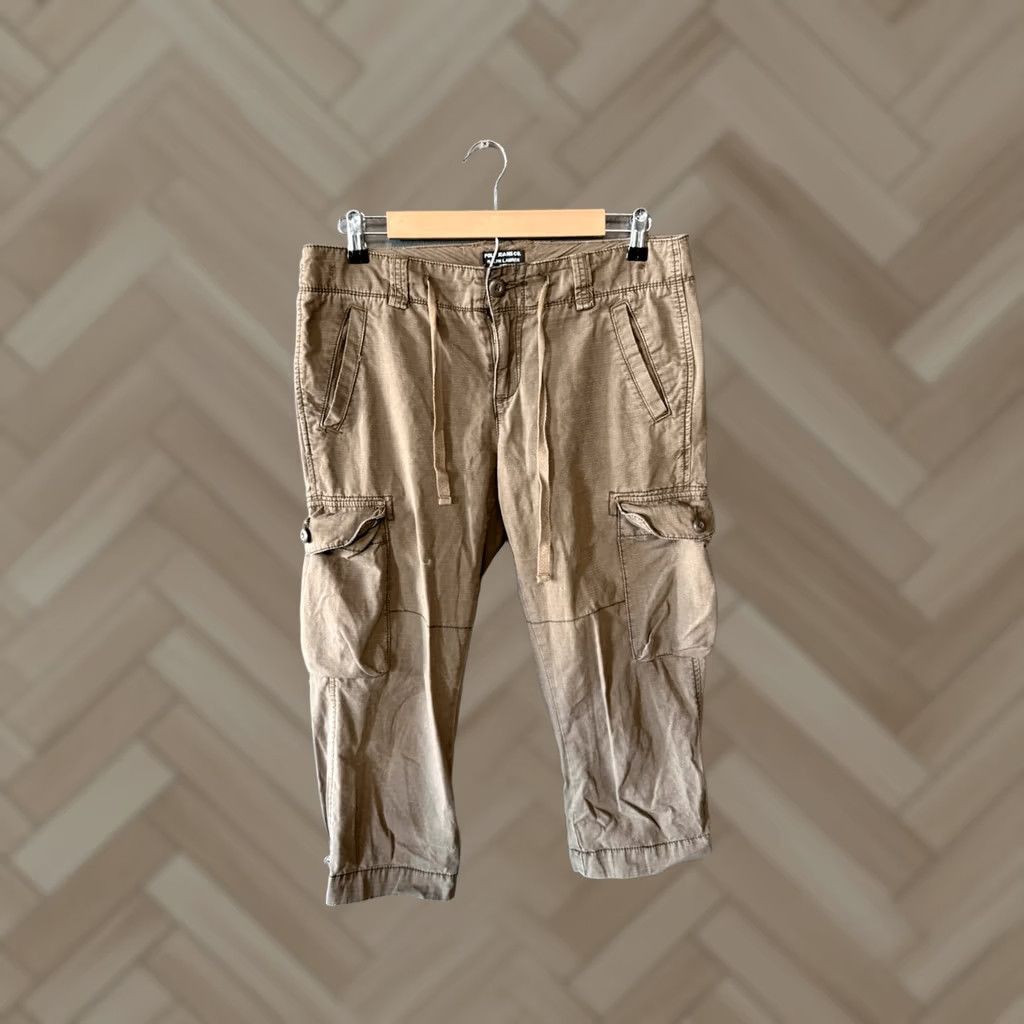 Polo Ralph Lauren Polo Ralph Lauren Y2K Womens Brown Cropped Capri Pants 8 Cargo Cropped Cropped Pants Brown Womens 8 Capris Size 30" / US 8 / IT 44 - 1 Thumbnail