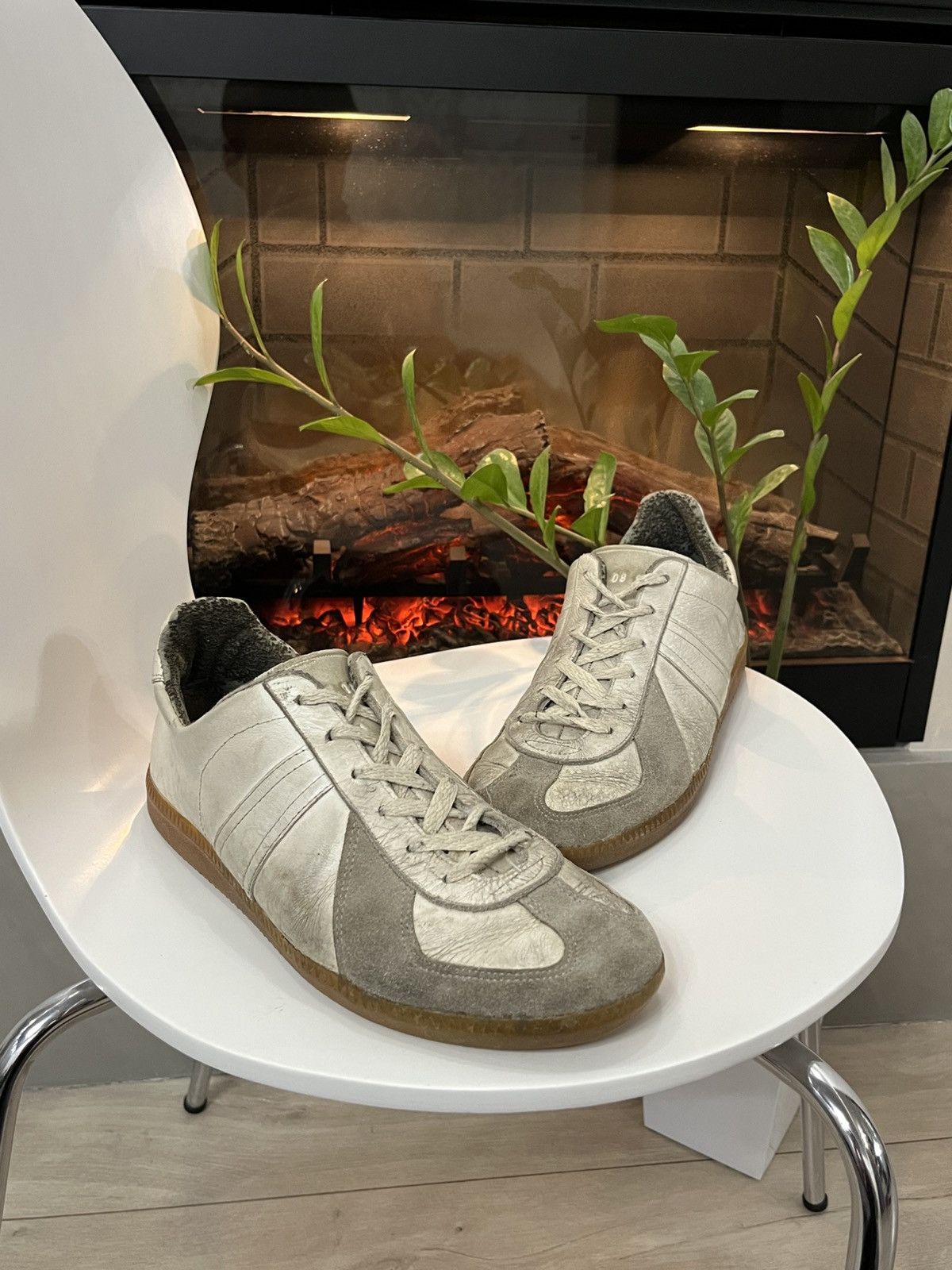 Vintage 🔥THRASHED BW SPORT GAT ARMY SNEAKERS MARGIELA REPLICA VIBE Size US 9.5 / EU 42-43 - 2 Thumbnail