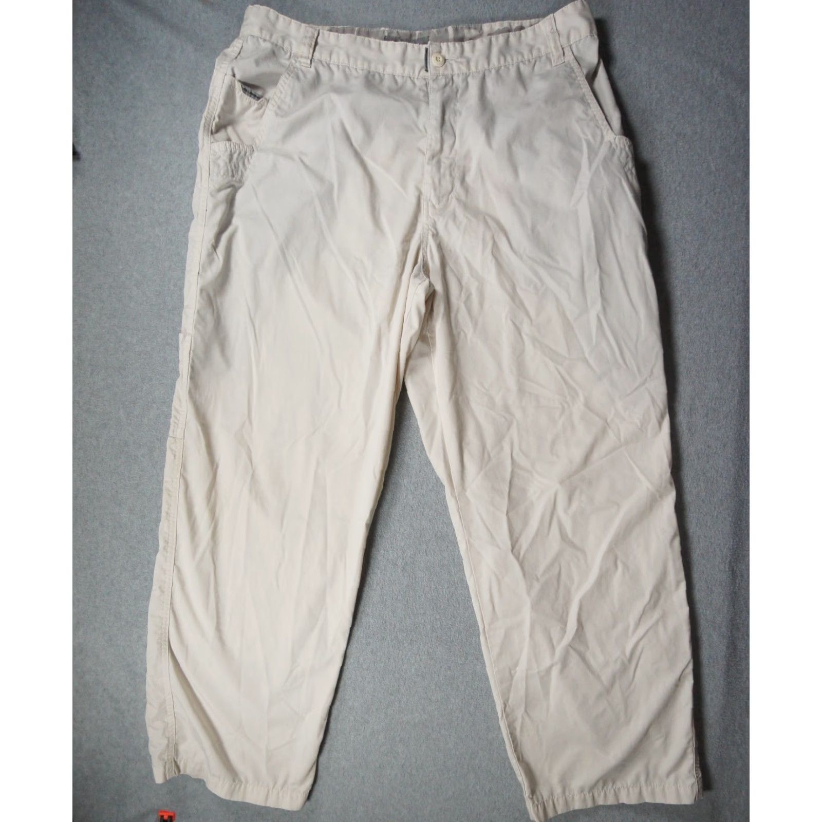 Billabong VINTAGE Billabong Pants Mens 38 Beige Baggy Outdoor Skate Surf Lightweight Y2K Size US 38 / EU 54 - 2 Thumbnail