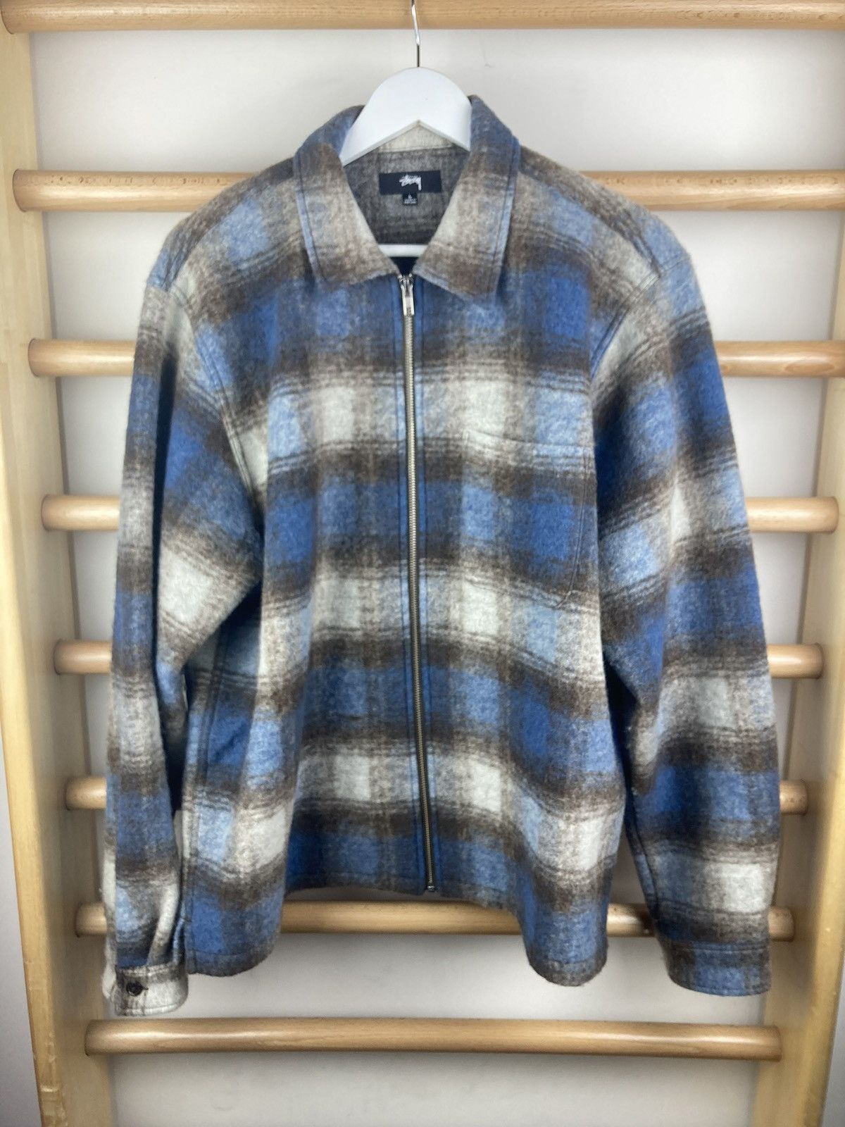 Stussy Stüssy wool blend Overshirt Size US L / EU 52-54 / 3 - 1 Thumbnail
