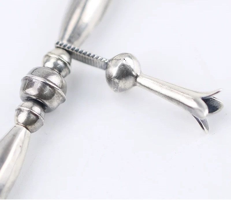 Other Visvim style Navajo Silver Squash Blossom Necklace Size ONE SIZE - 4 Thumbnail