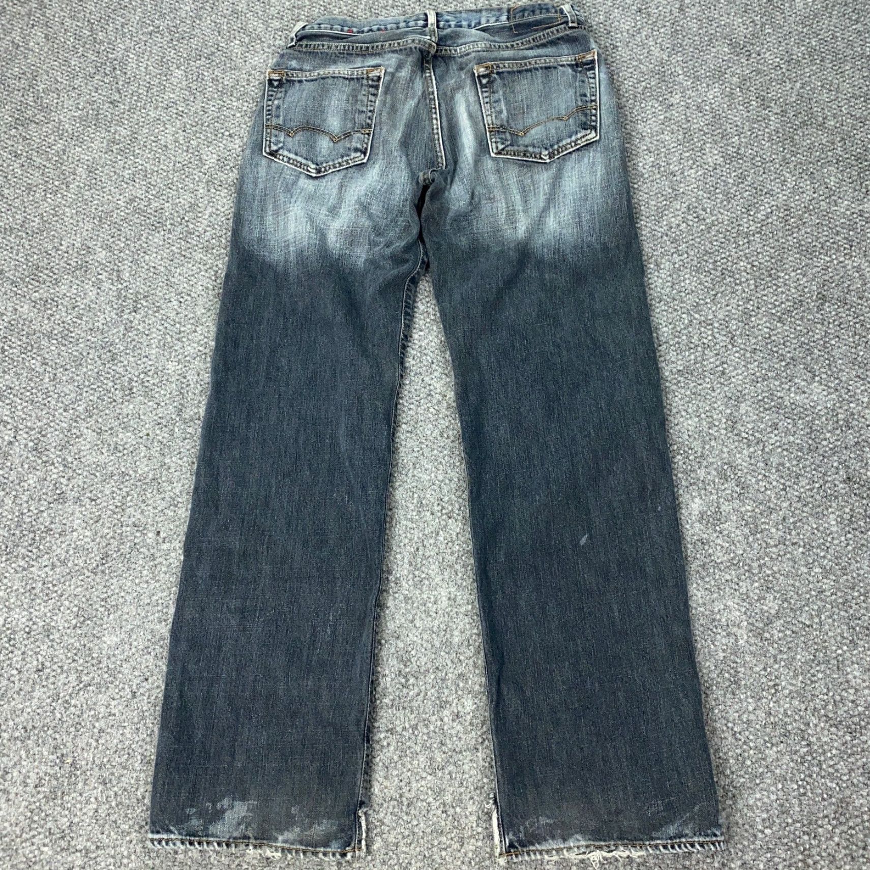 American Eagle Outfitters VINTAGE American Eagle Men's Jeans 30 Waist Medium Wash Baggy Distressed 90s Grunge Casual Size US 30 / EU 46 - 7 Thumbnail