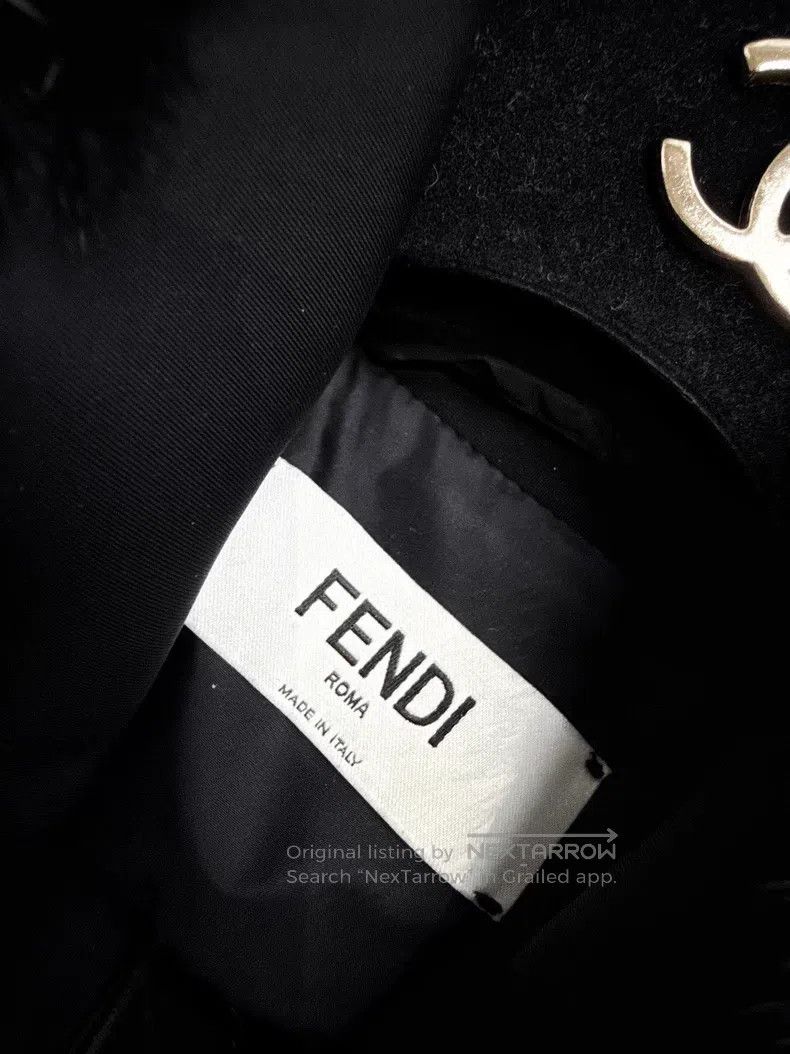 Fendi Fendi Black Mink Fur Collar Ski Jacket, Karl Lagerfeld Log Size XS / US 0-2 / IT 36-38 - 6 Thumbnail