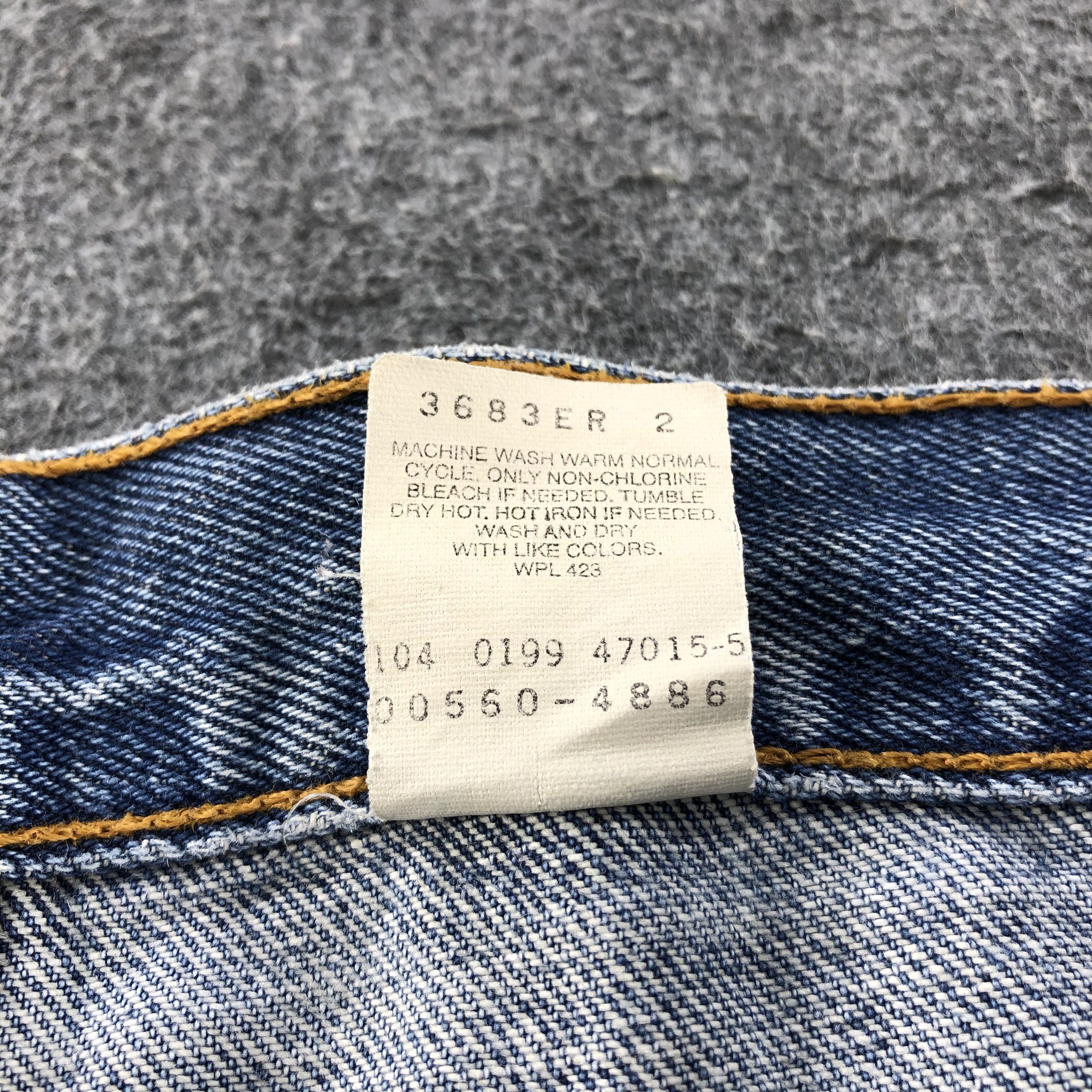 Levi's Vintage 90s Levis 560 Light Wash Jeans-J1290 Size US 30 / EU 46 - 12 Thumbnail