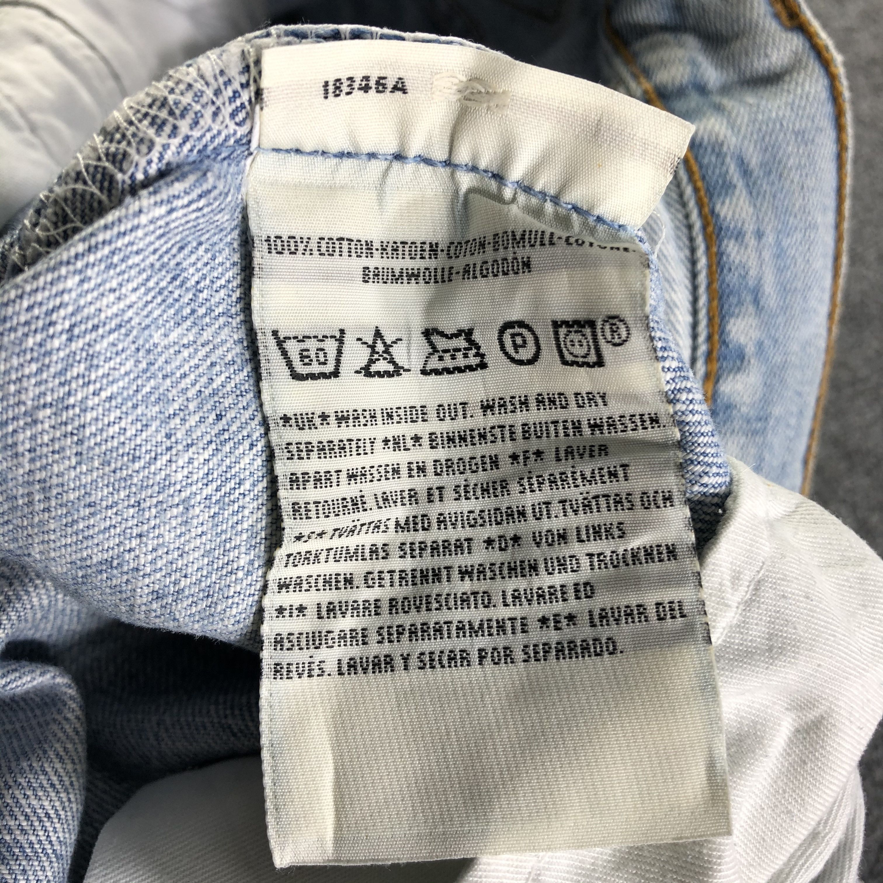Levi's × Vintage Vintage Light Wash Levis 501 Jeans-J4454 Size 27" / US 4 / IT 40 - 10 Thumbnail