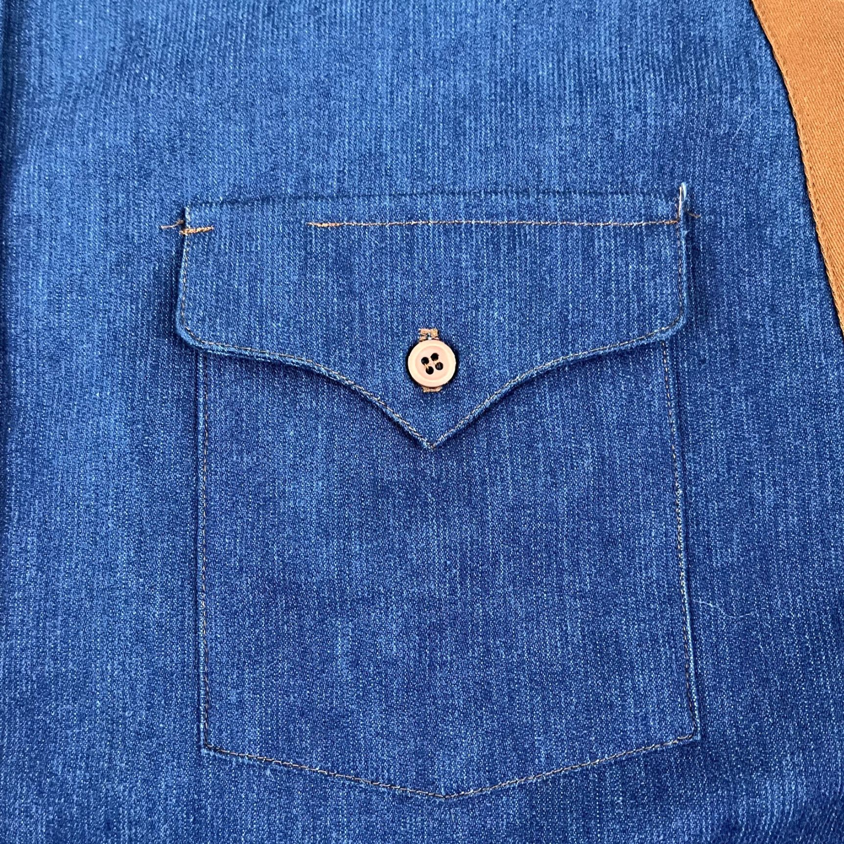 Vintage VINTAGE Panhandle Slim Button-Up Shirt Mens Large 16.5 Blue Solid Western Rodeo USA Size US L / EU 52-54 / 3 - 7 Thumbnail