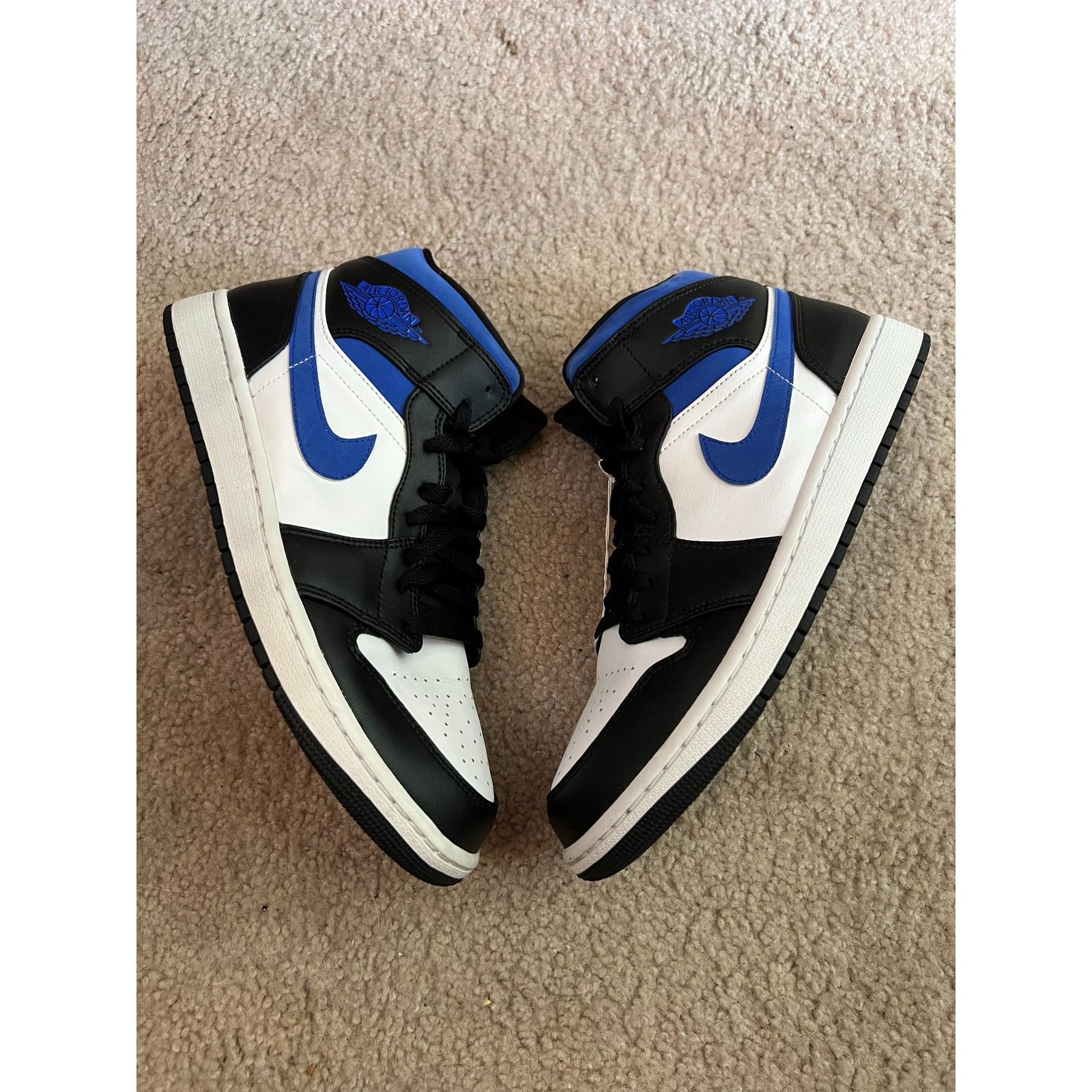 Jordan Brand Jordan 1 Mid Racer Blue Size 10.5 Size US 10.5 / EU 43-44 - 1 Thumbnail