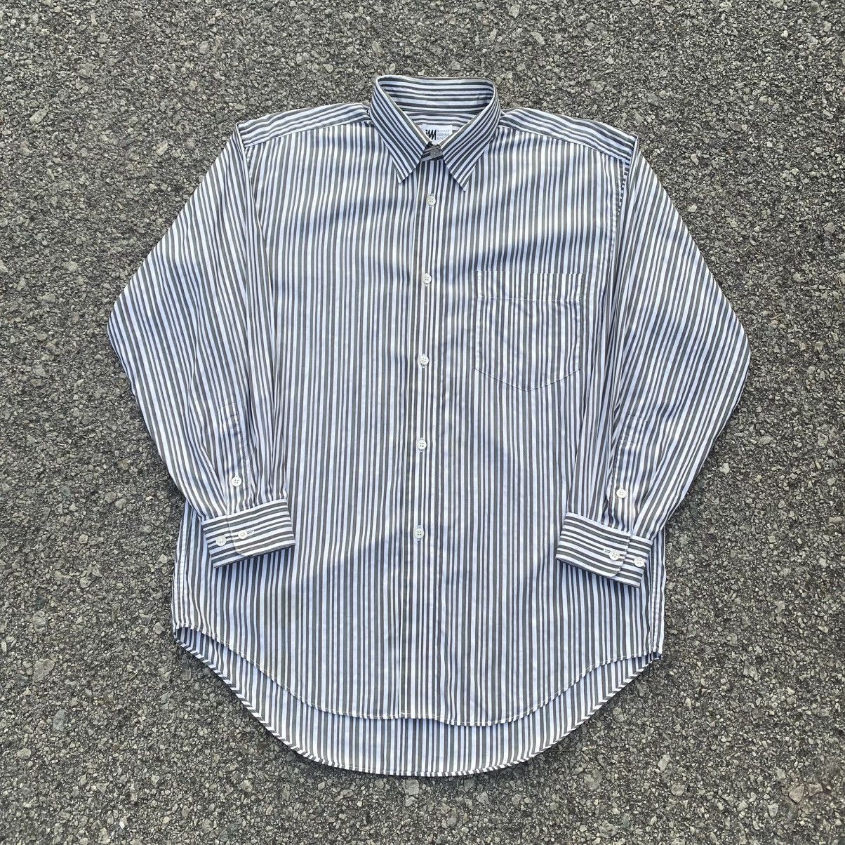 Issey Miyake 1980s MIYAKE DESIGN STUDIO Stripe Shirt Size US L / EU 52-54 / 3 - 1 Thumbnail