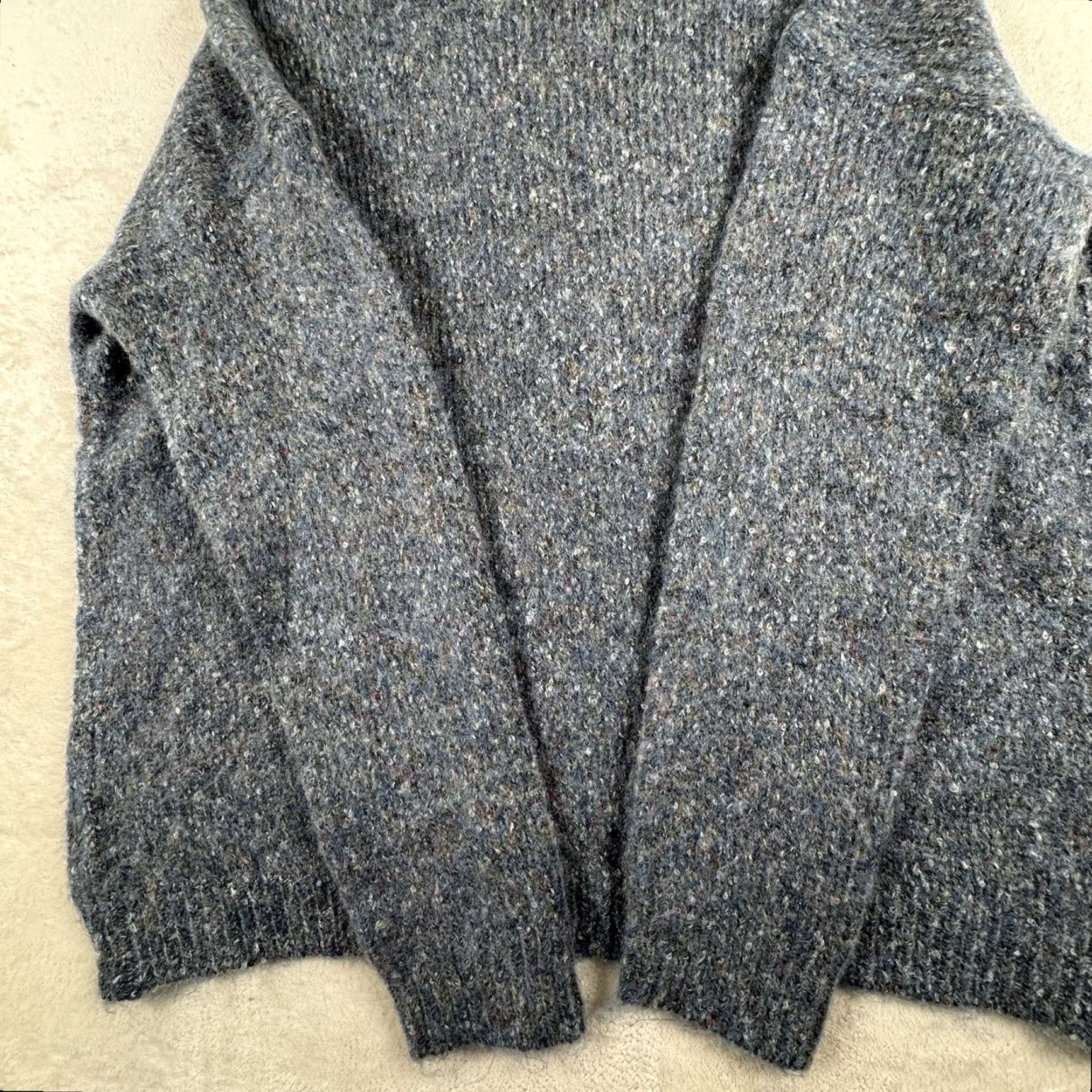 Vintage Lumiere Sweater Pullover Womens Size L Blue Crew Neck Long Sleeve Knit Regular Pattern Solid Size L / US 10 / IT 46 - 4 Thumbnail