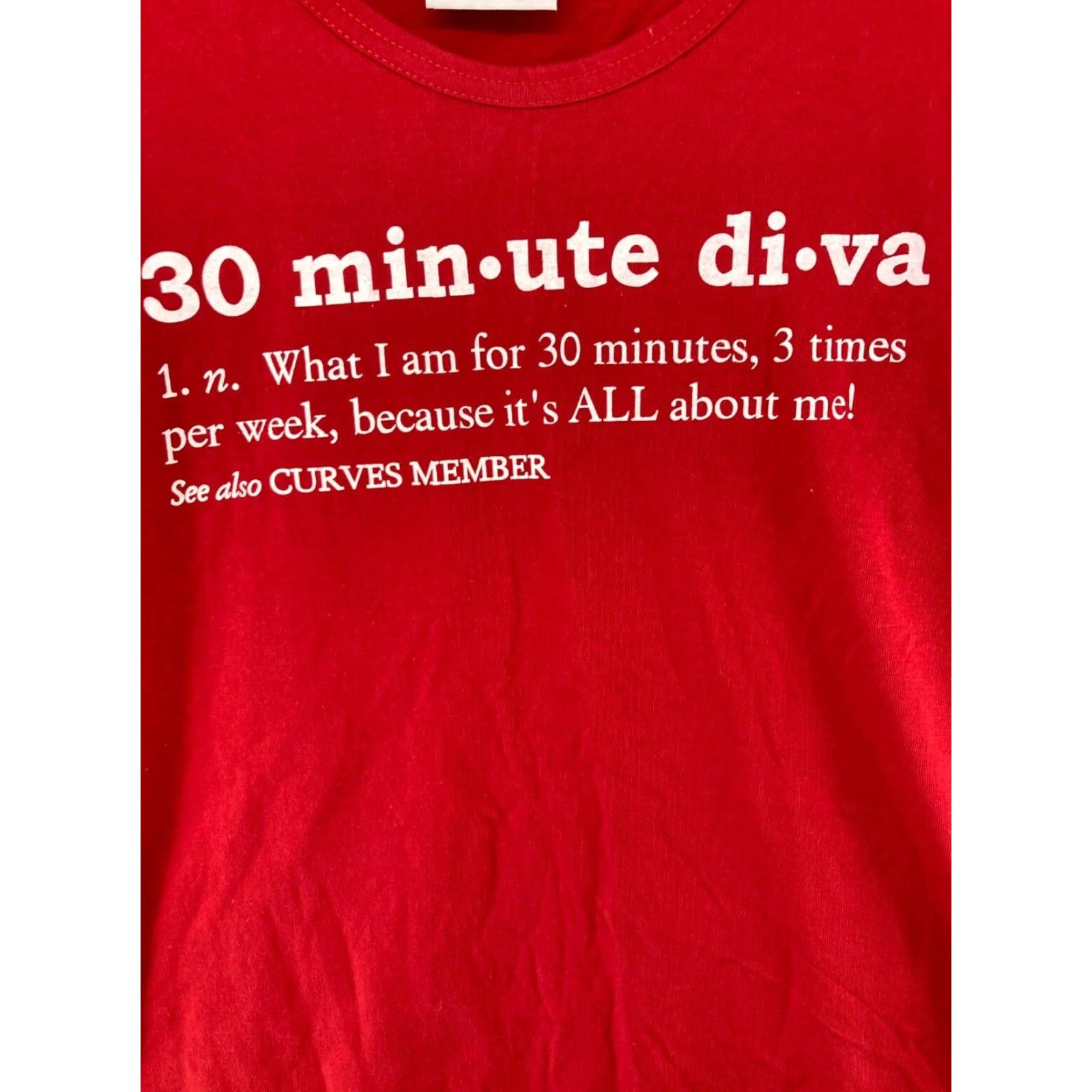 Vintage VINTAGE Curves T-Shirt Small Red Solid Workout Cap Sleeve Womens Size S / US 4 / IT 40 - 4 Thumbnail