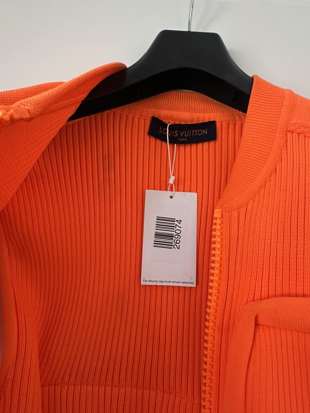 Louis Vuitton Louis Vuitton by Virgil abloh Sleeveless gillet orange Size US XL / EU 56 / 4 - 5 Thumbnail