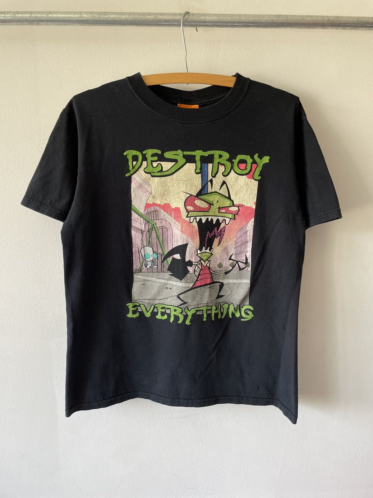 Nickelodeon × Vintage Vintage 2004 Invader Zim Destroy Everything tee Size US M / EU 48-50 / 2 - 1 Thumbnail