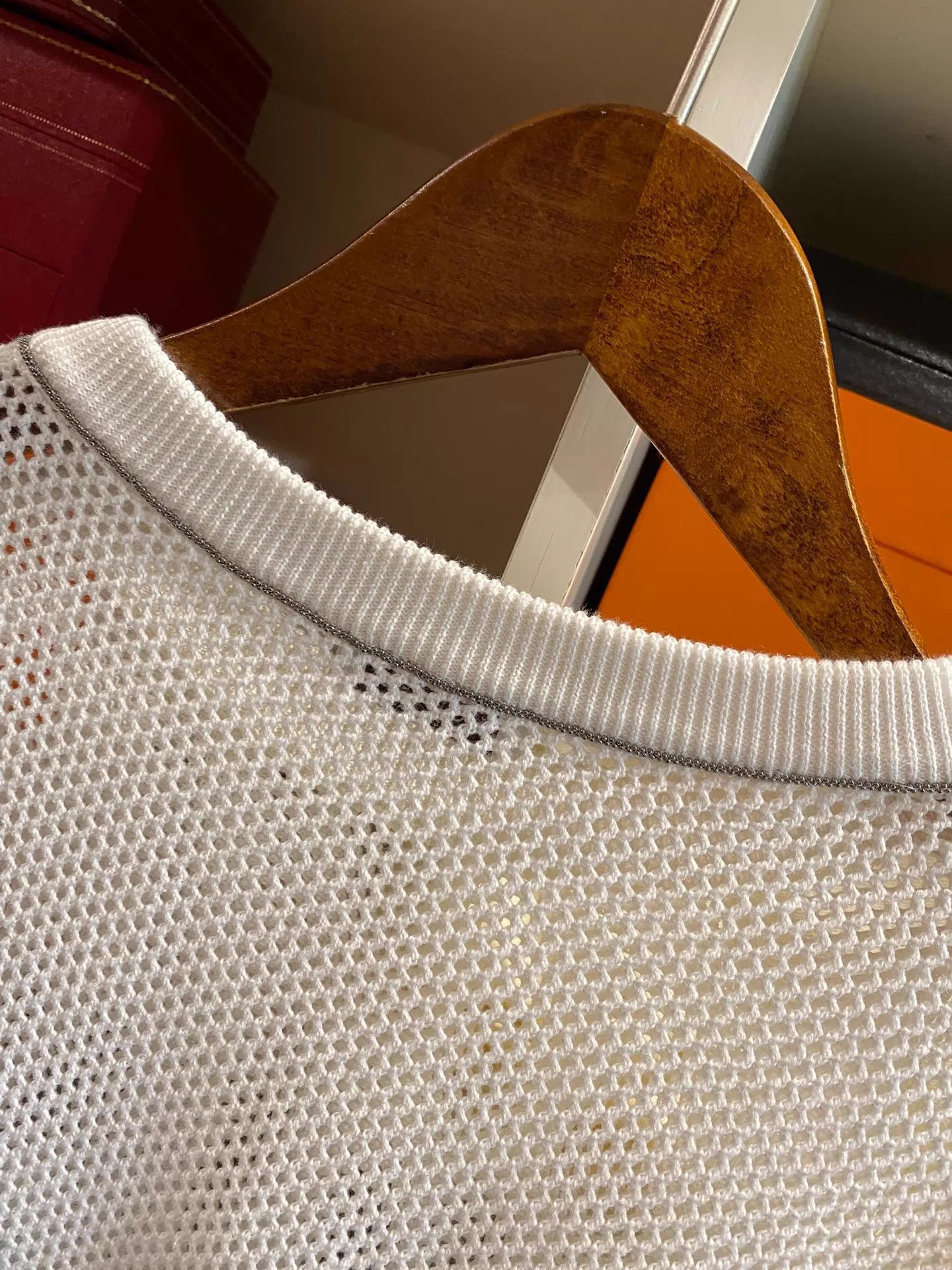 Brunello Cucinelli Brunello Cucinelli Subtle Openwork Sweater Size S Size S / US 4 / IT 40 - 7 Thumbnail