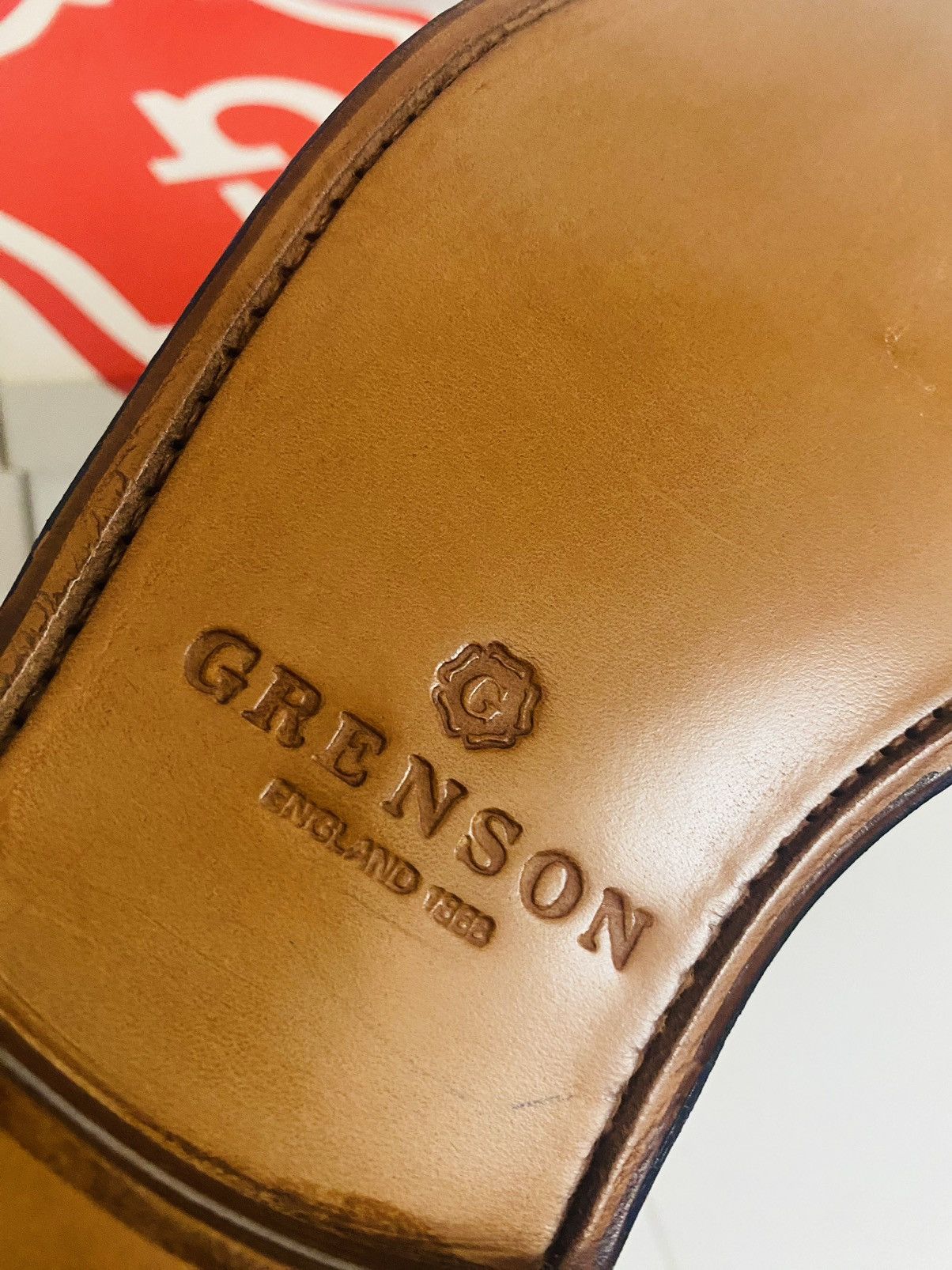 Grenson Grenson Blue Leather Burnished Toe Finnegan Derby 10 NIB Size US 10 / EU 43 - 13 Thumbnail