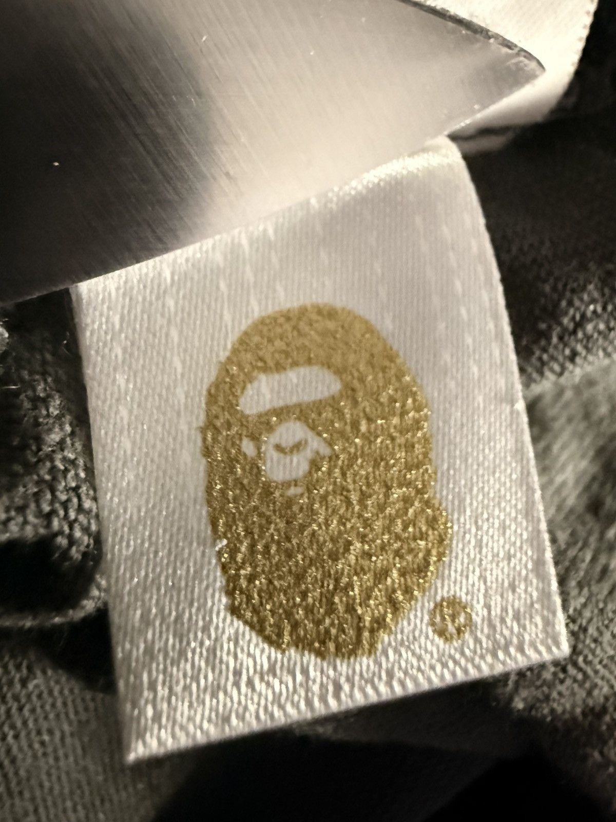 Bape FW13 BAPE Grey WGM Shark Mouth Outline Longsleeve Size US M / EU 48-50 / 2 - 5 Thumbnail