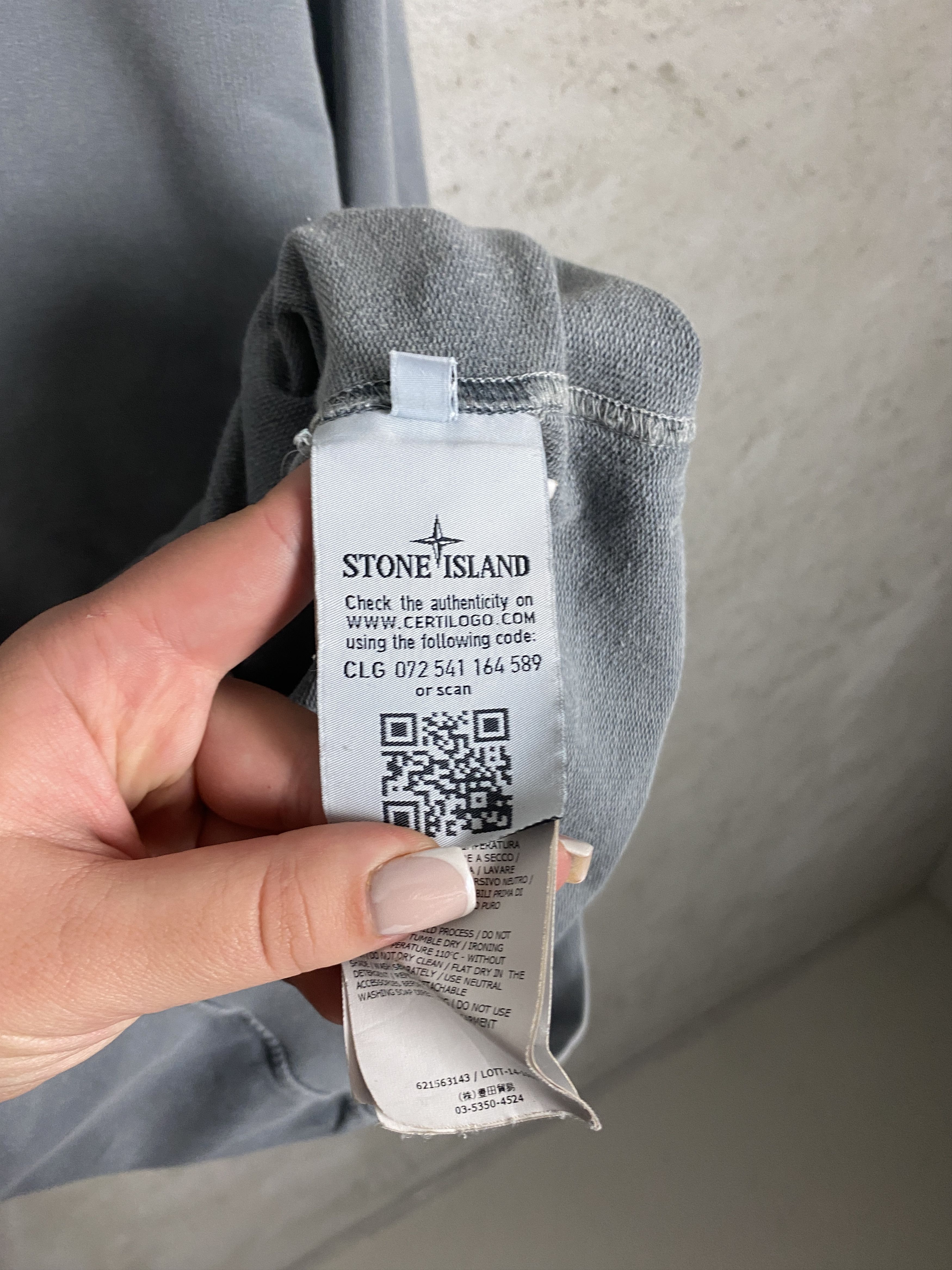 Stone Island Stone Island long sleeve t-shirt tee casual washed Size US L / EU 52-54 / 3 - 5 Thumbnail
