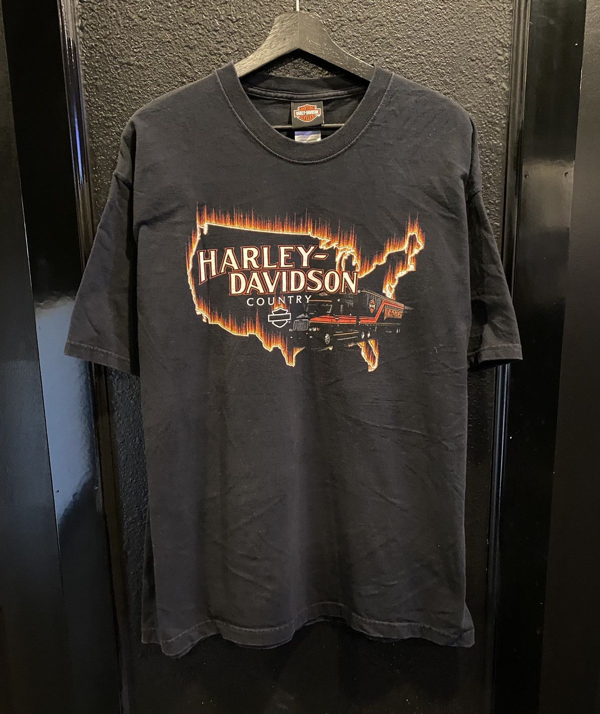 Harley Davidson × Vintage Vintage Harley Davidson Grand Canyon Black T Shirt Size US XL / EU 56 / 4 - 1 Thumbnail