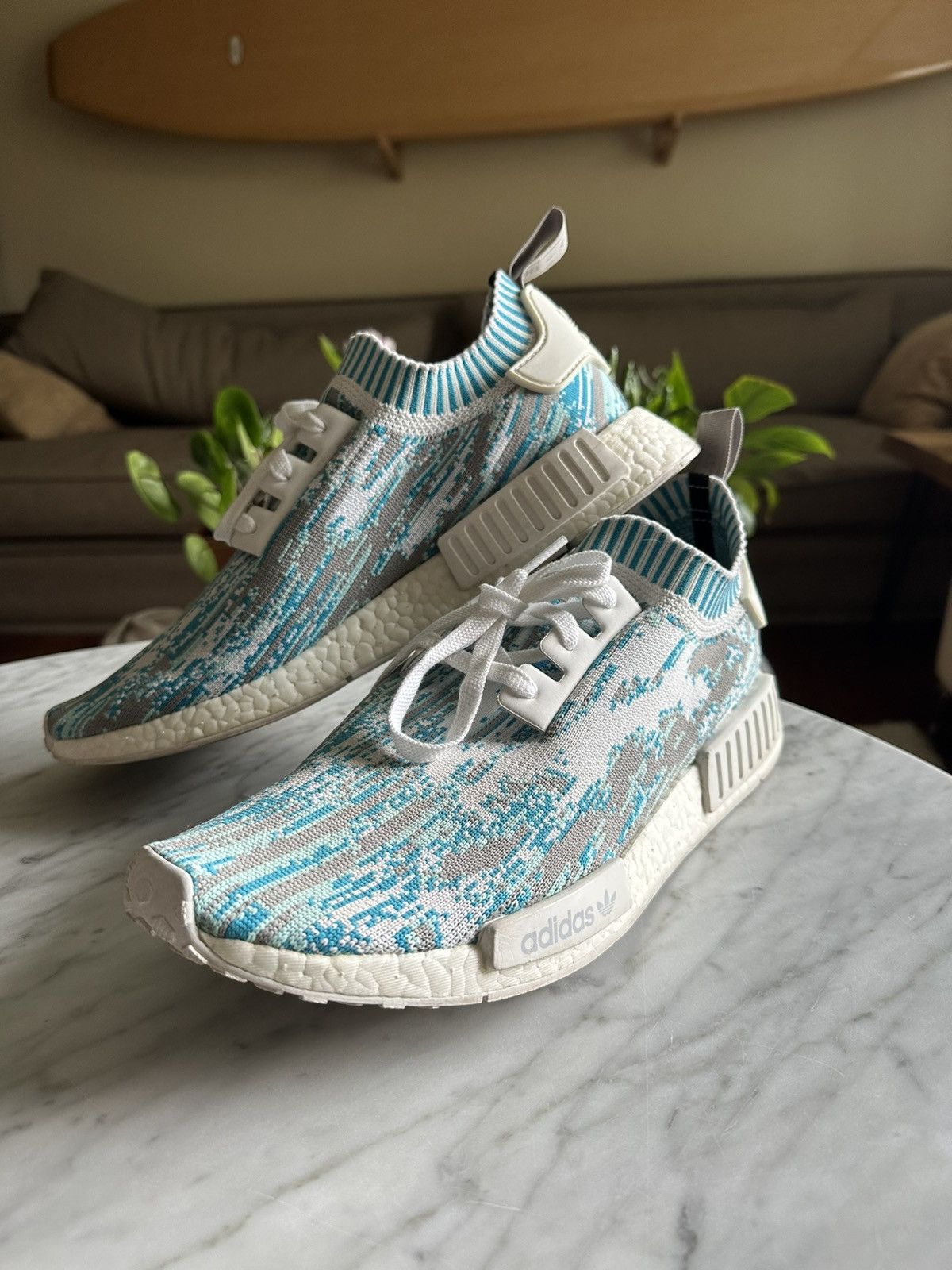 adidas gazelle silver green womens Adidas NMD R1 Sneakersnstuff Datamosh Clear Aqua  CRUIZER