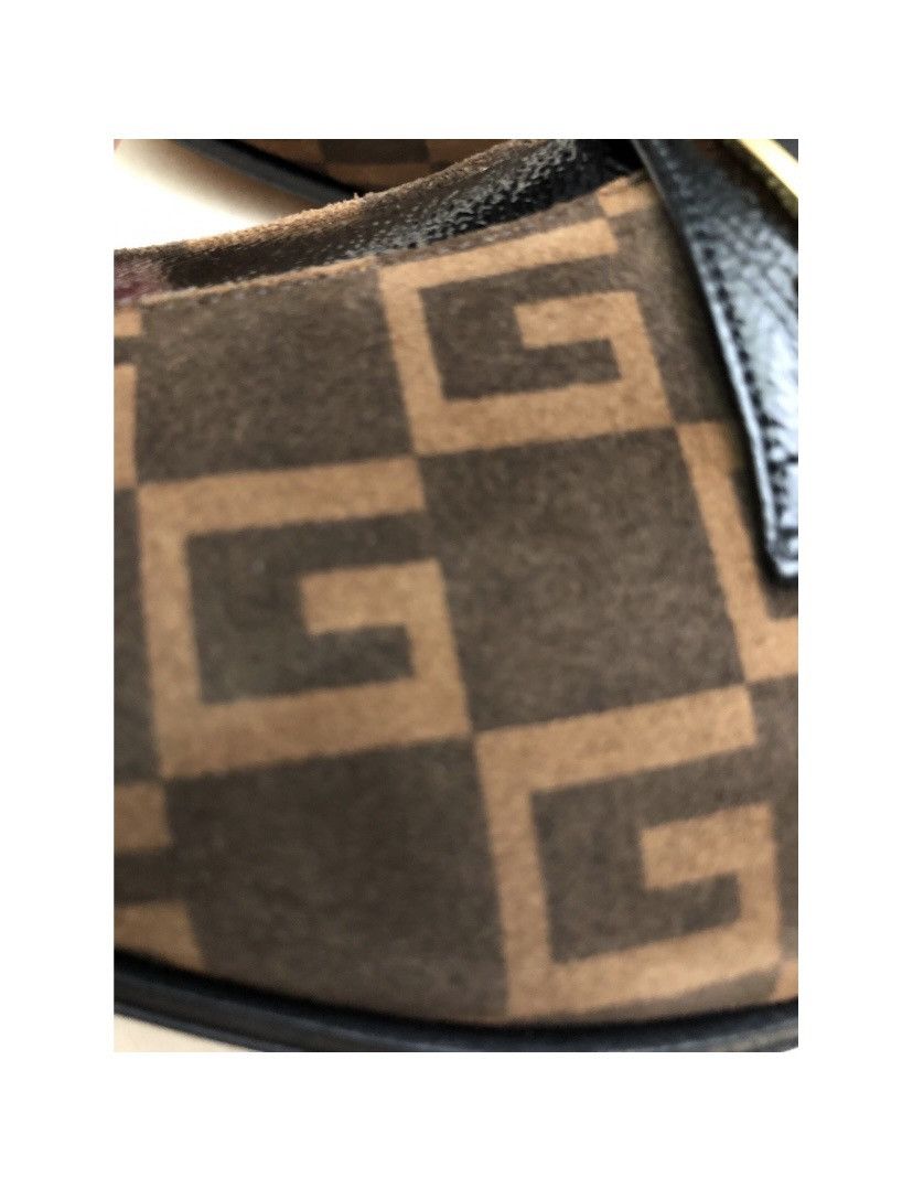 Gucci GUCCI 🇮🇹 Suede G Cube Tigerhead Bangle Ornament Loafer 9 NIB Size US 9 / EU 42 - 5 Thumbnail