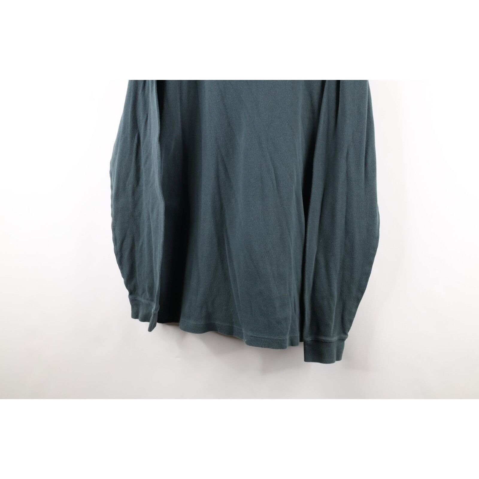 Cabelas × Vintage Vintage 90s Cabelas Faded Long Sleeve Turtleneck T-Shirt Size US XL / EU 56 / 4 - 3 Thumbnail