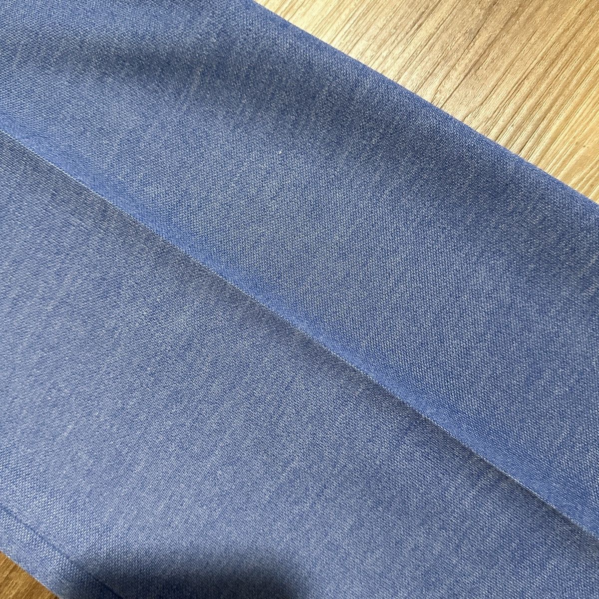 Vintage 1960s Custom Made Bell Bottom Pants 32” x 26” Blue Polyester Size US 32 / EU 48 - 5 Thumbnail