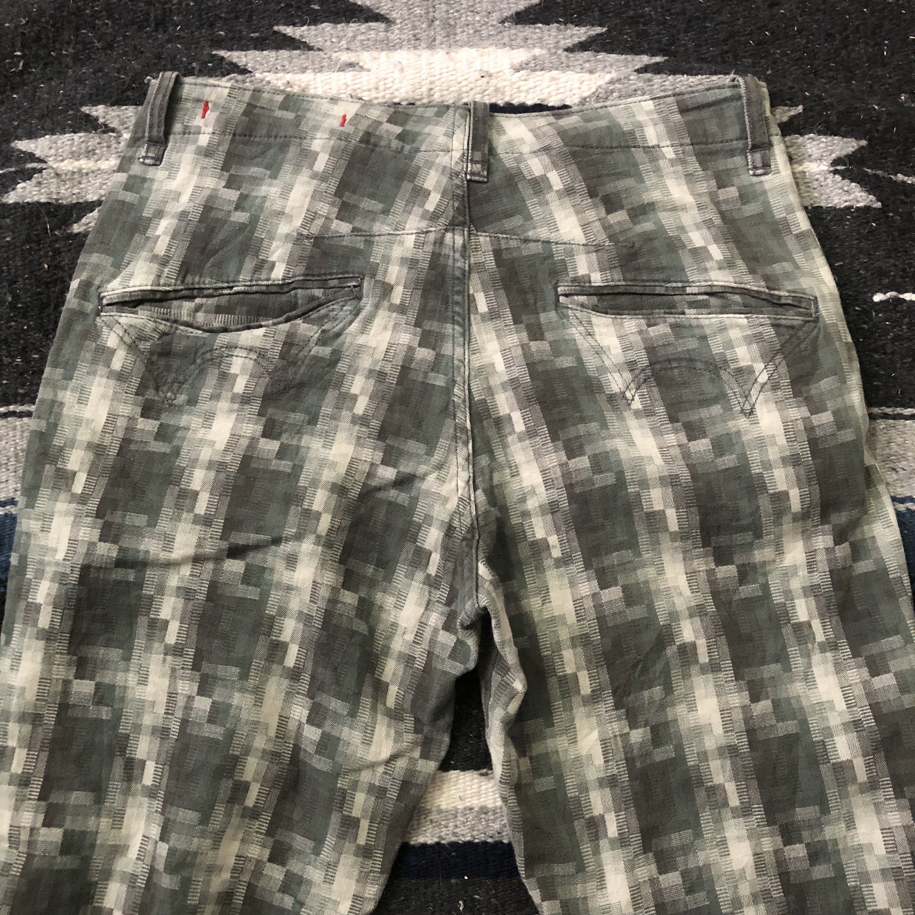 Edwin EDWIN 505 K checked cotton chino plaid pants Size US 33 - 1 Thumbnail