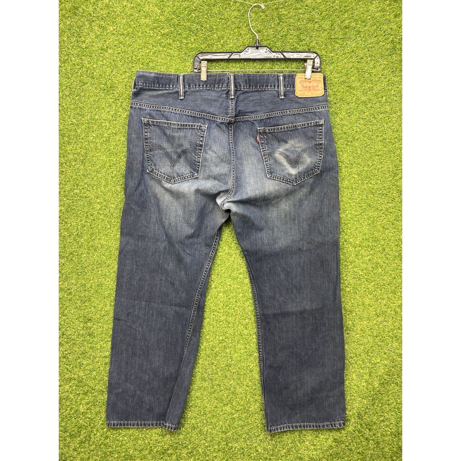 Levi's VINTAGE Levi's 569 Jeans Men 40x30 Blue Dark Wash Relaxed Straight 5-Pocket Denim Cotton Cities? Size US 40 / EU 56 - 2 Thumbnail