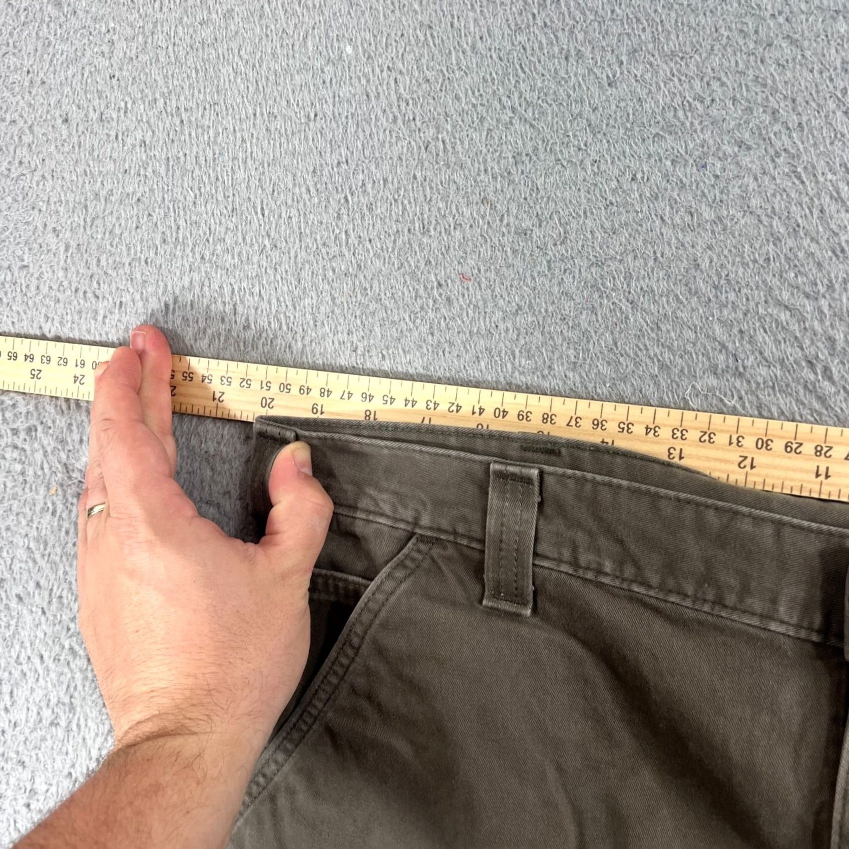 Carhartt Carhartt B324 DFE Relaxed Fit Washed Twill Utility Pants Brown 40x30 Men's Size US 40 / EU 56 - 6 Thumbnail
