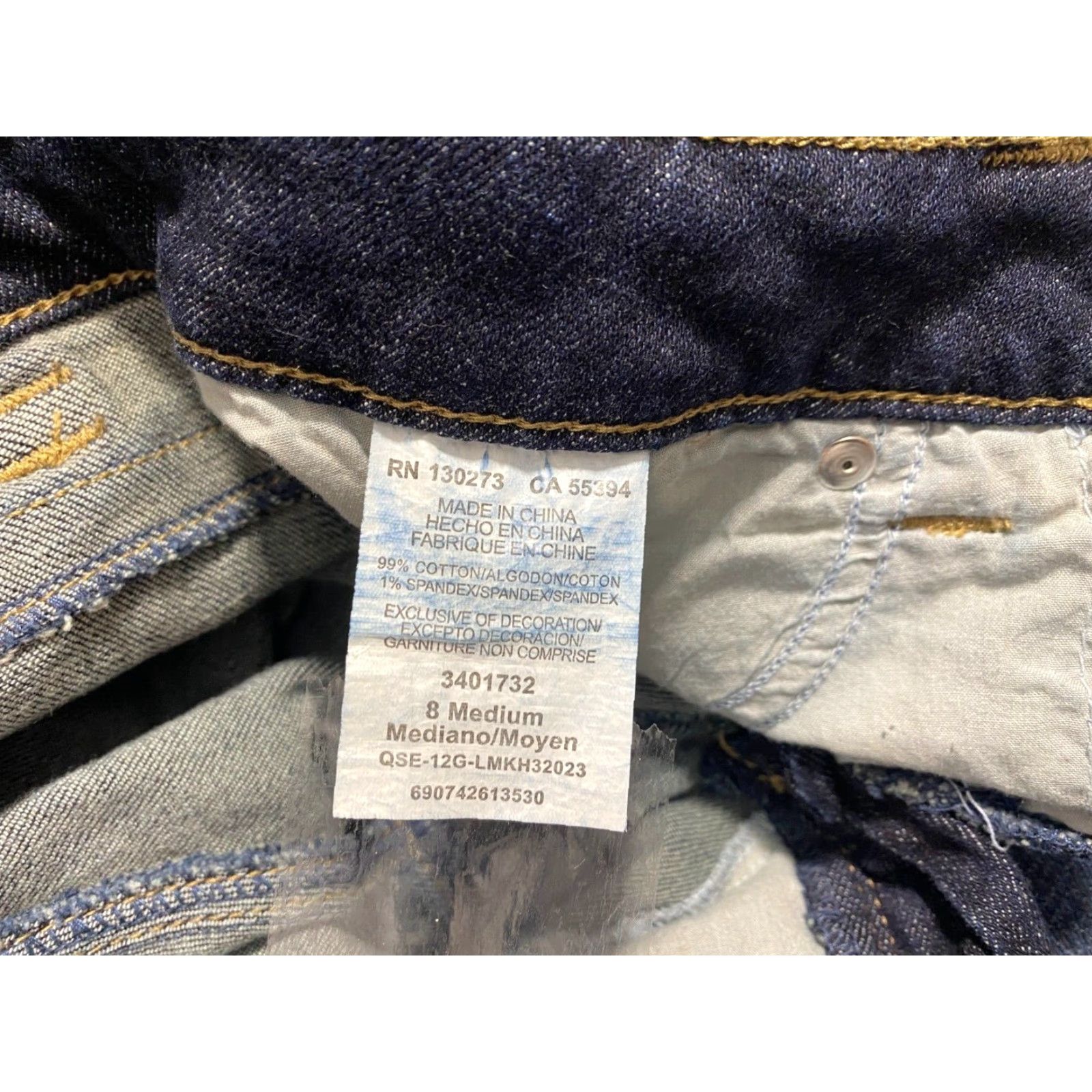 Lee Lee Jeans Womens 8 Medium Slender Secret Lower on The Waist Pockets Blue Faded Size 30" / US 8 / IT 44 - 6 Thumbnail