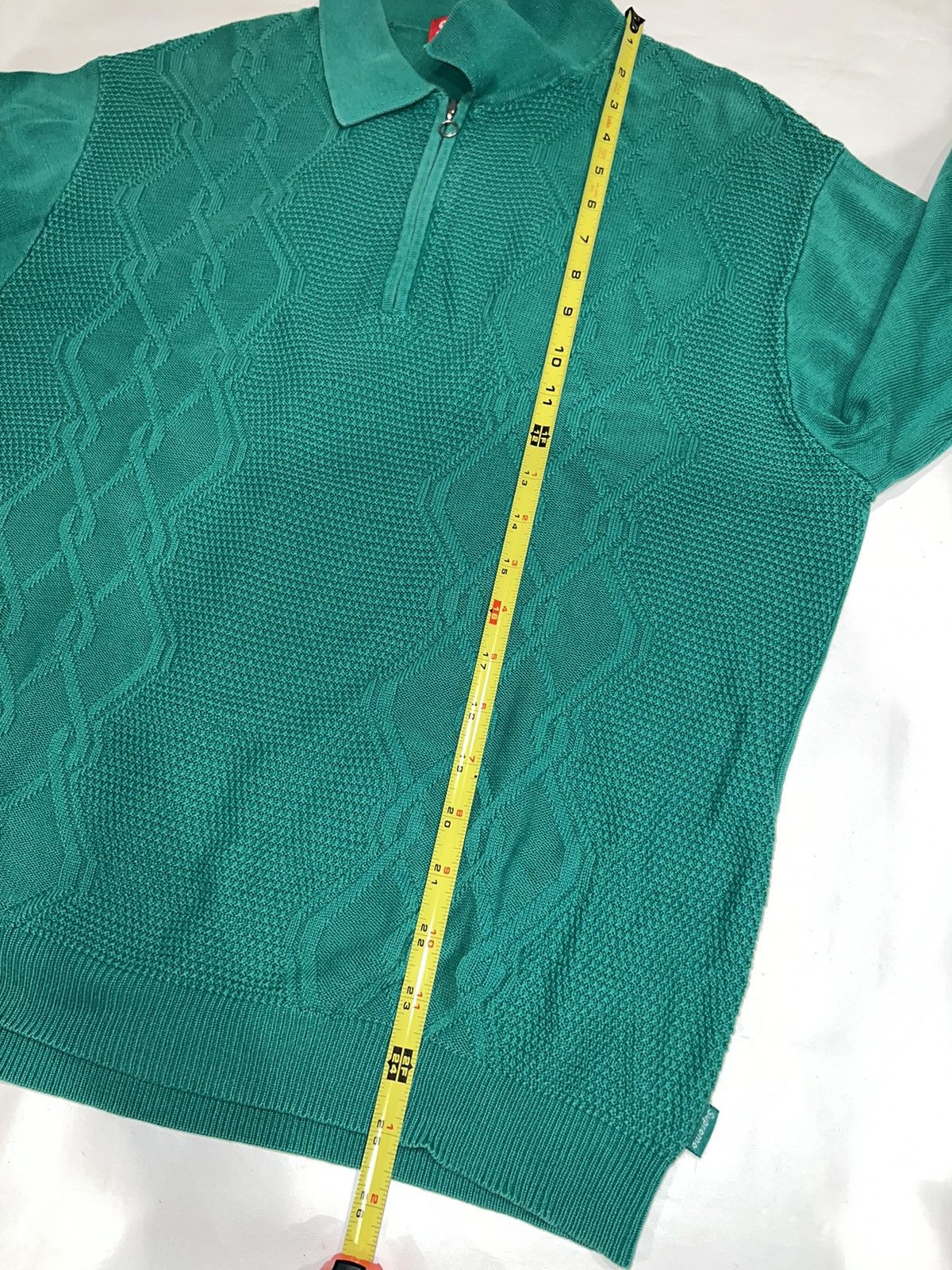 Supreme Supreme Cable Stripe Knit Polo Size US M / EU 48-50 / 2 - 6 Thumbnail