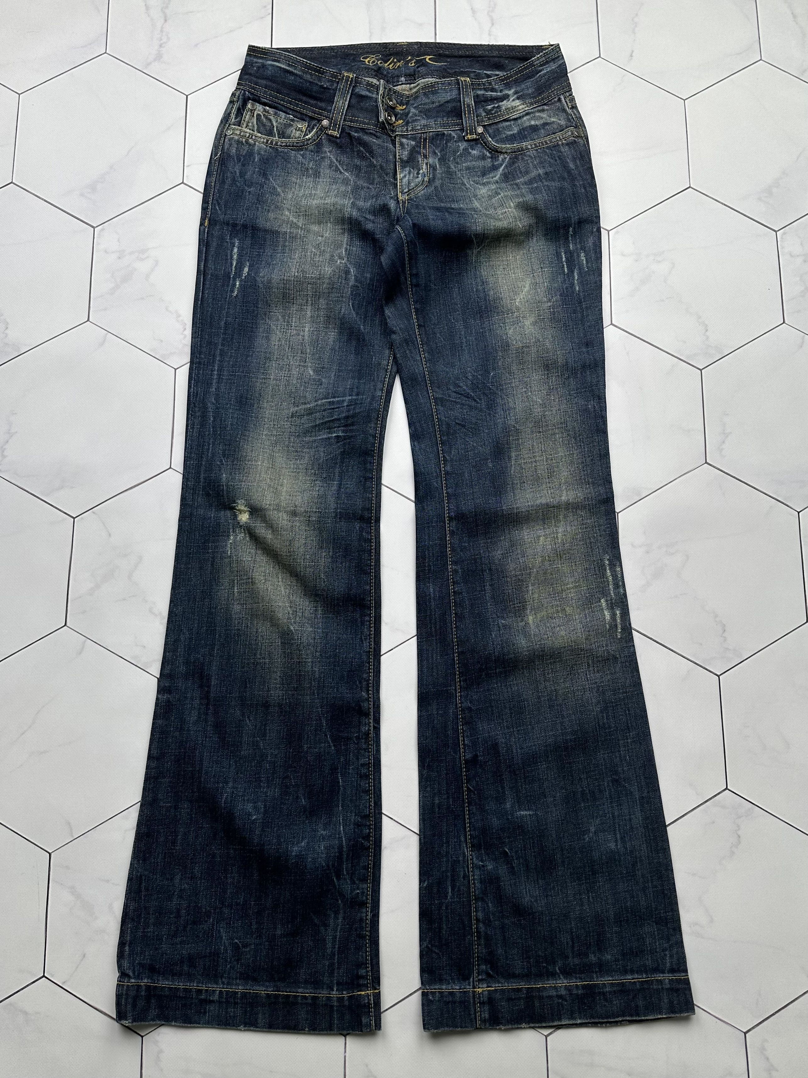 Vintage Vintage Faded Flare Jeans E2 Size 28" / US 6 / IT 42 - 1 Thumbnail