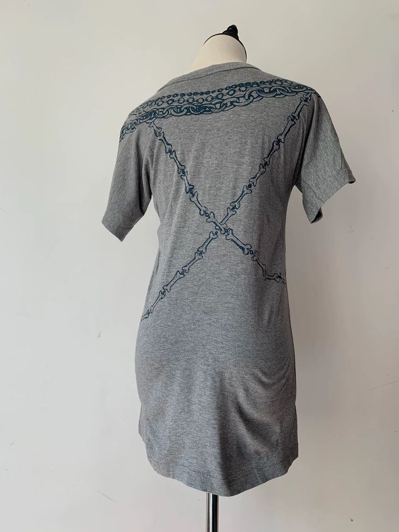 Vivienne Westwood Vivienne Westwood size1 Gray striped short sleeve T-shirt Size M / US 6-8 / IT 42-44 - 3 Thumbnail