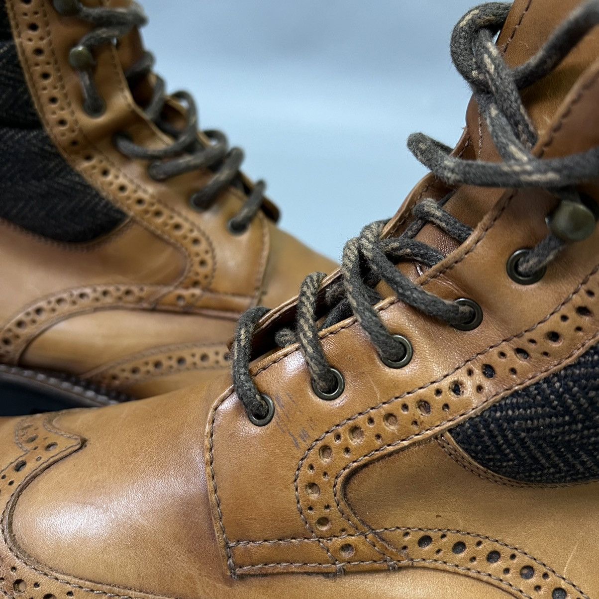 Leather Leather Brogue Boots Cowboy y2k D.H. Pollak boots Vibram men Size US 7.5 / EU 40-41 - 20 Thumbnail