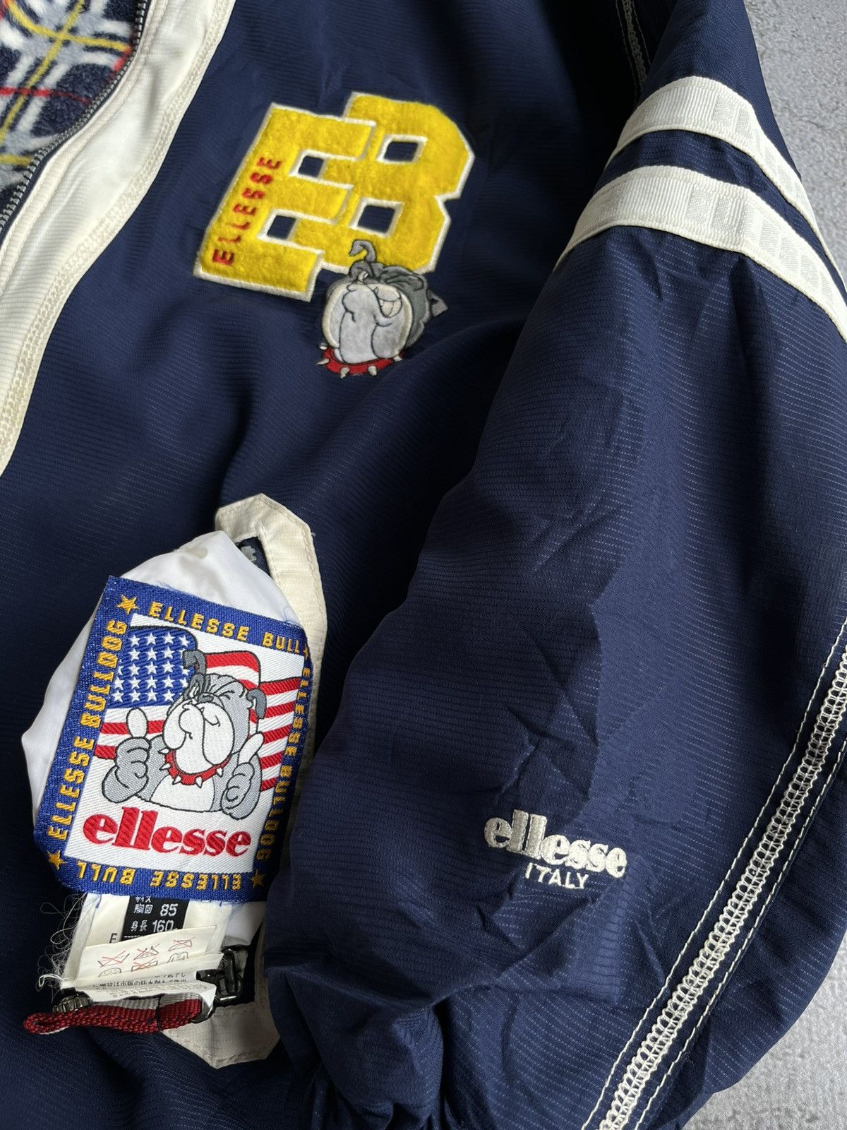 Ellesse Vintage Ellesse Bulldog Reversible fleece Size US L / EU 52-54 / 3 - 7 Thumbnail