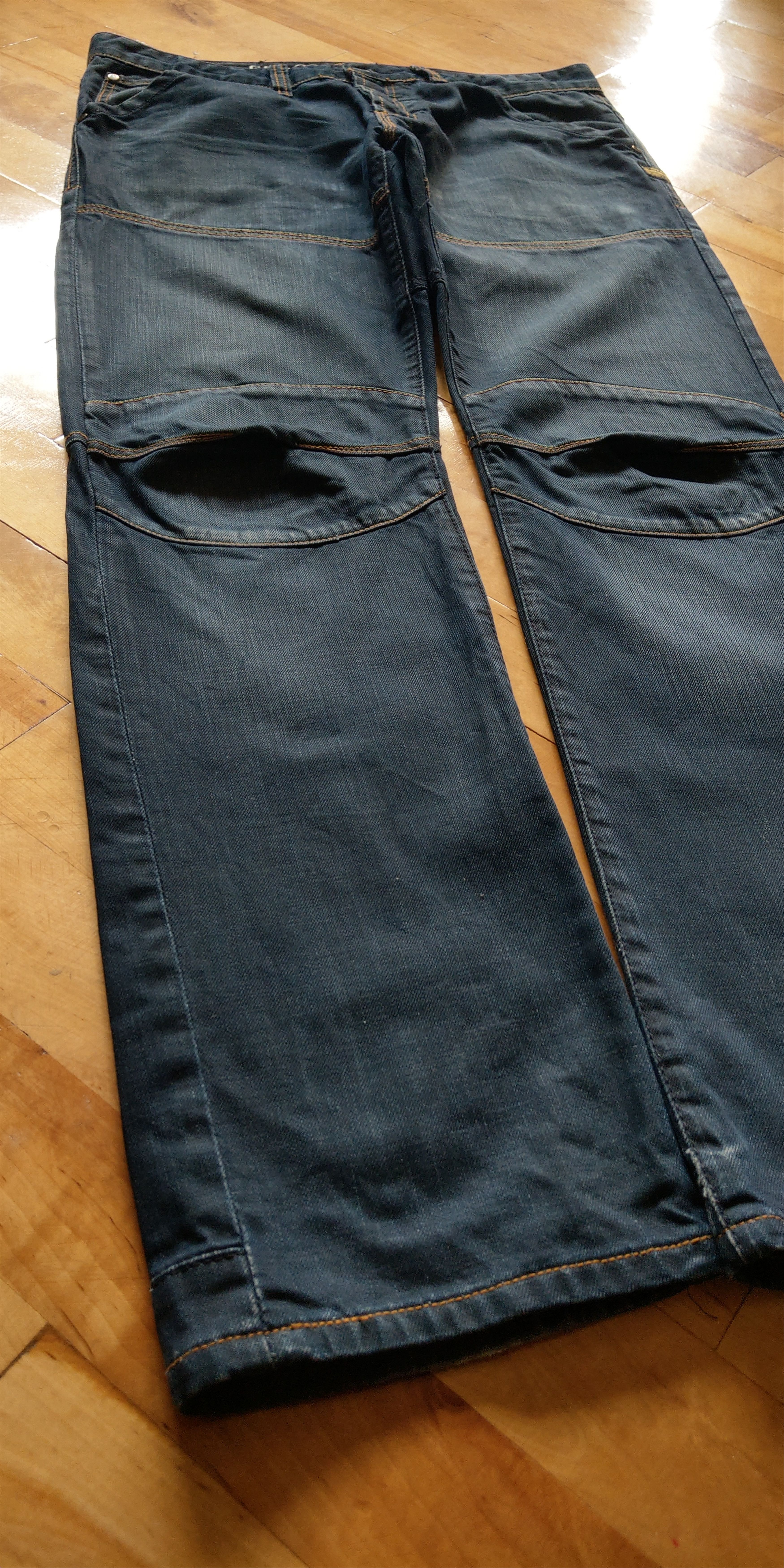 G-Star G-Star Typography Pants Flared Baggy Denim Goth GS RAW Size US 36 / EU 52 - 11 Thumbnail