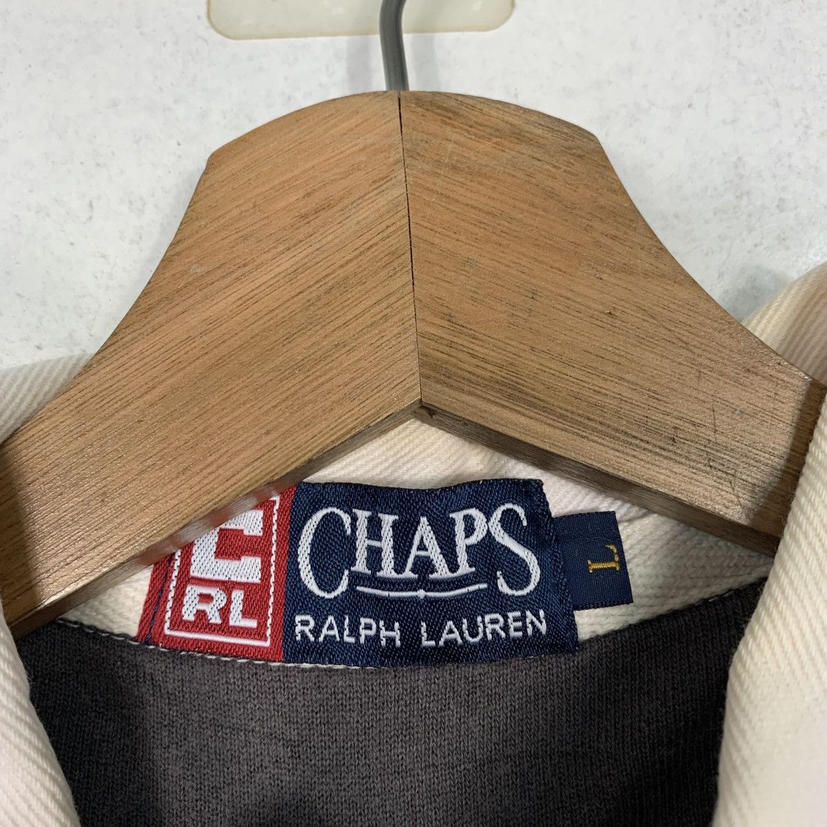 Chaps Ralph Lauren Chaps Ralph Lauren Stripe Polo Sweater Size US L / EU 52-54 / 3 - 12 Thumbnail