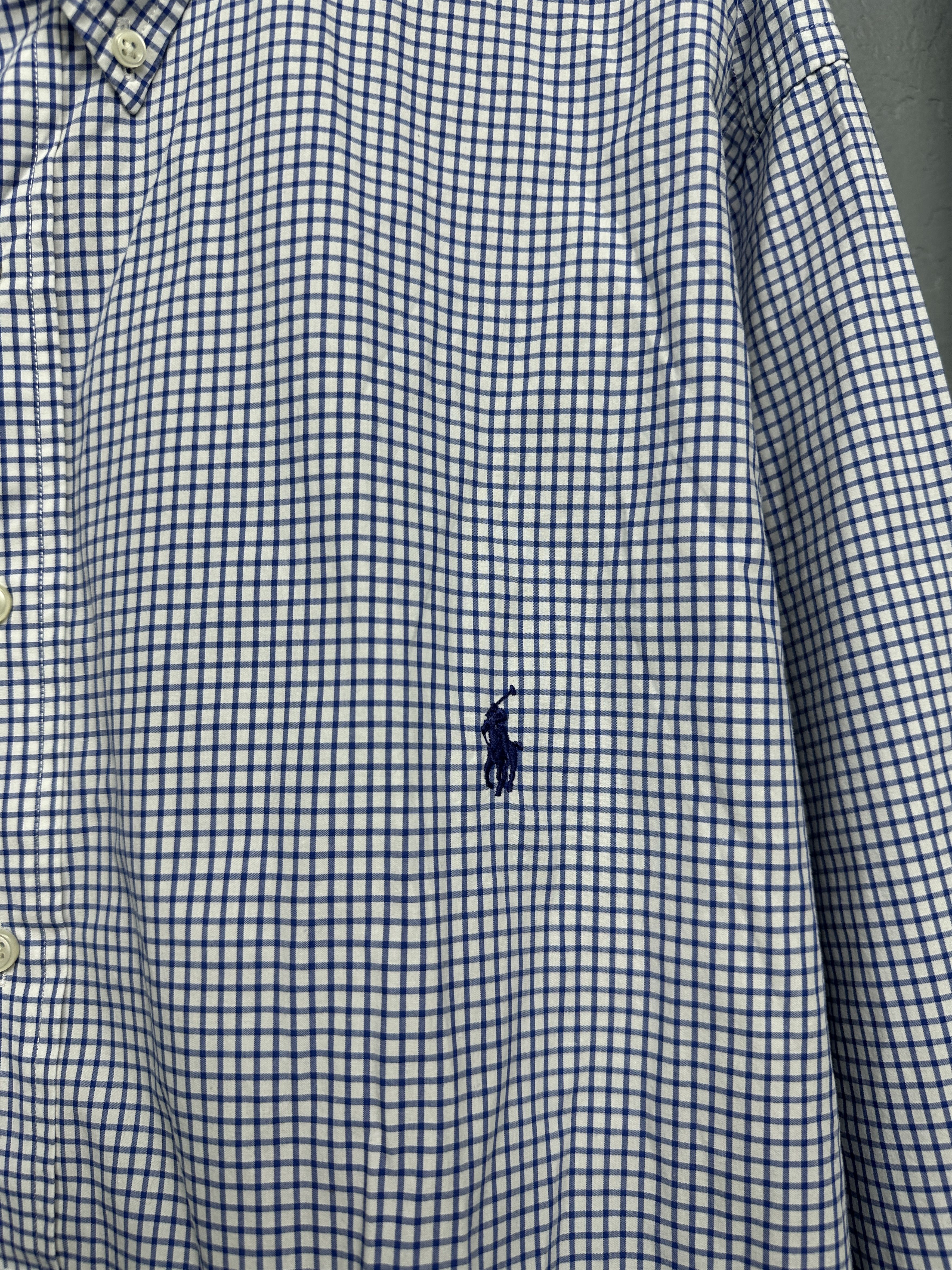 Polo Ralph Lauren × Ralph Lauren × Vintage Polo Ralph Lauren Mens Long Sleeve Shirt Size 2XB Size US XXL / EU 58 / 5 - 3 Thumbnail