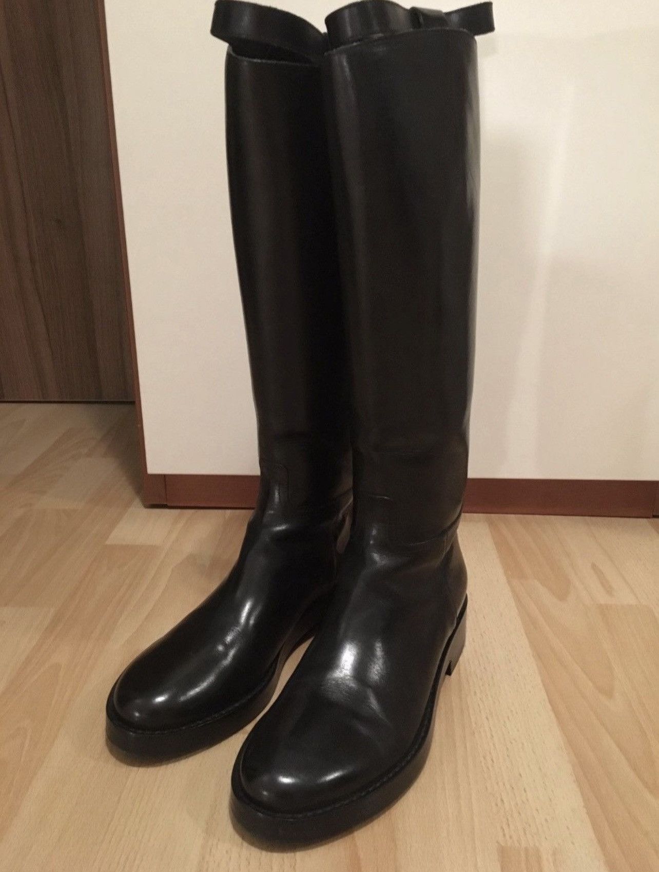 Ann Demeulemeester Ann Demeulemeester Black Stan Riding Boots Size US 10.5 / EU 43-44 - 16 Thumbnail